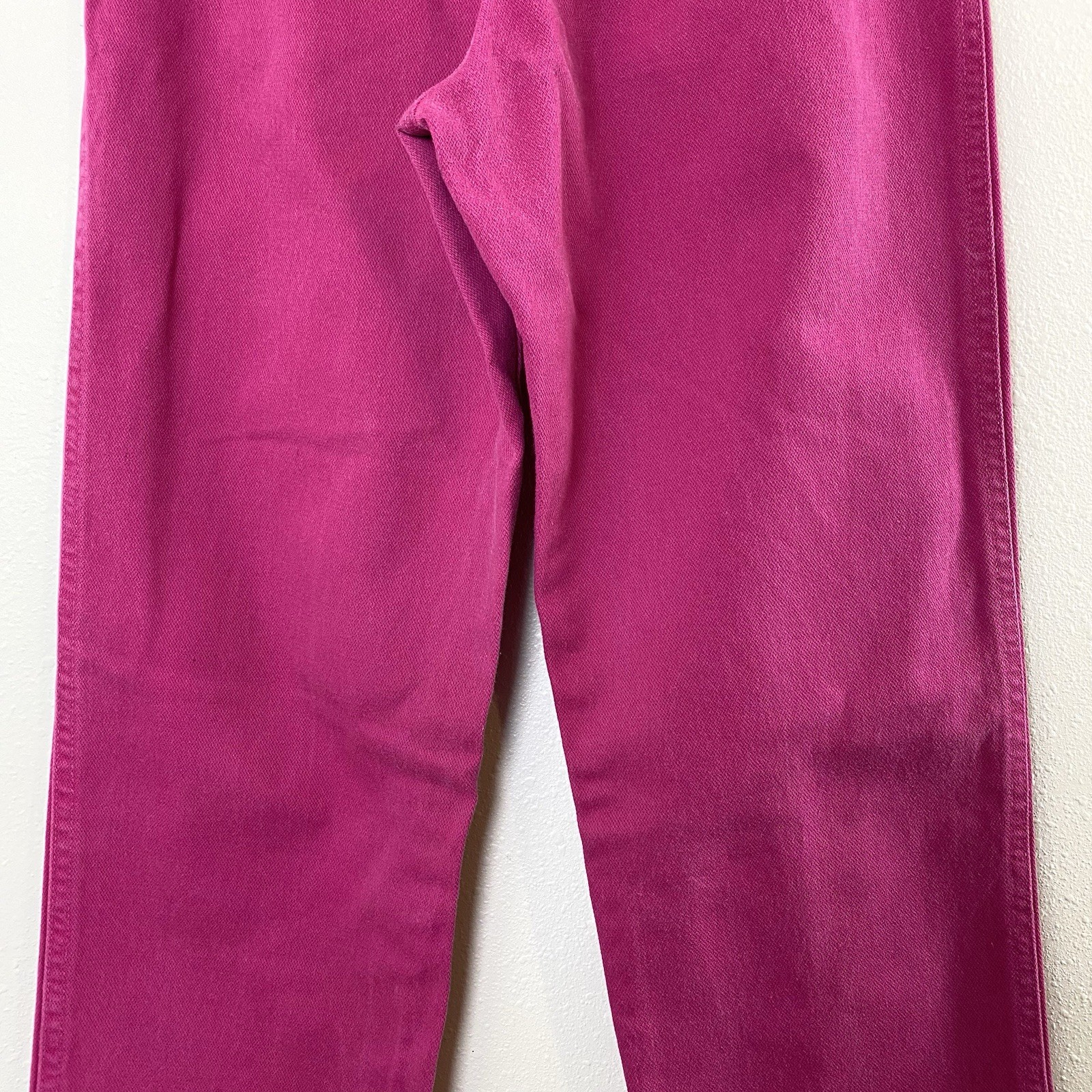 Vintage Jewell’s Classic Bottoms Womens Hot Pink Jeans Juniors 7 100% Cotton USA
