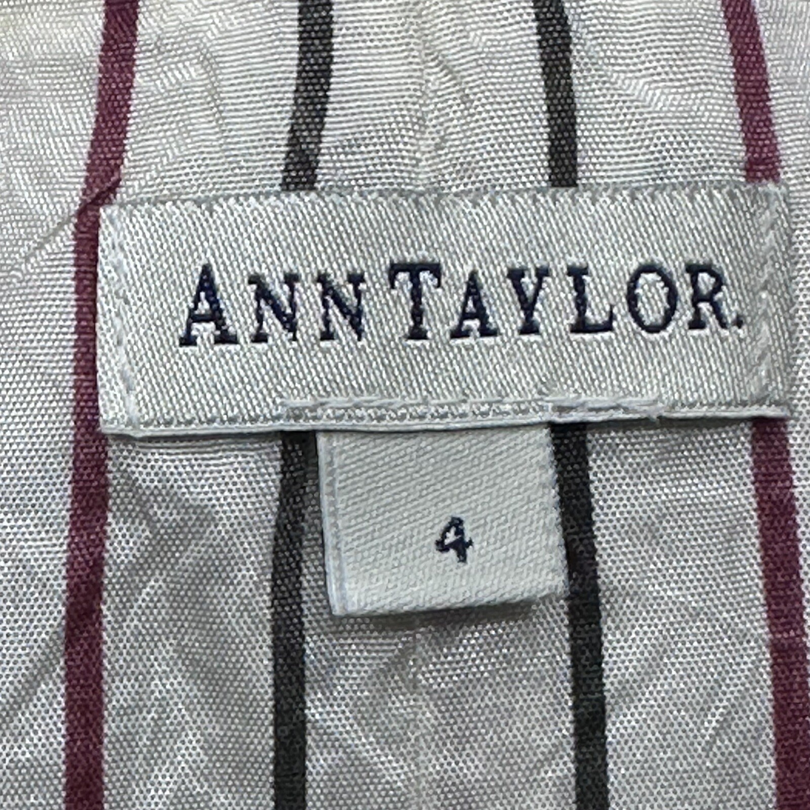 Ann Taylor Size 4 Vintage USA Vest Suit Jacket Waistcoat Vest Deconstructed