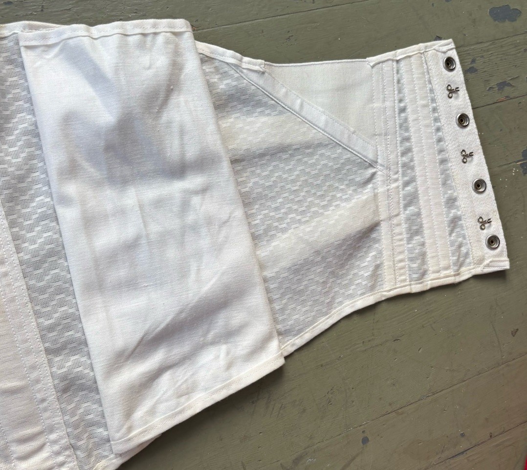 Vintage 1970s lace up Fan Medical Corset Girdle Brace Cosplay W Up To 35