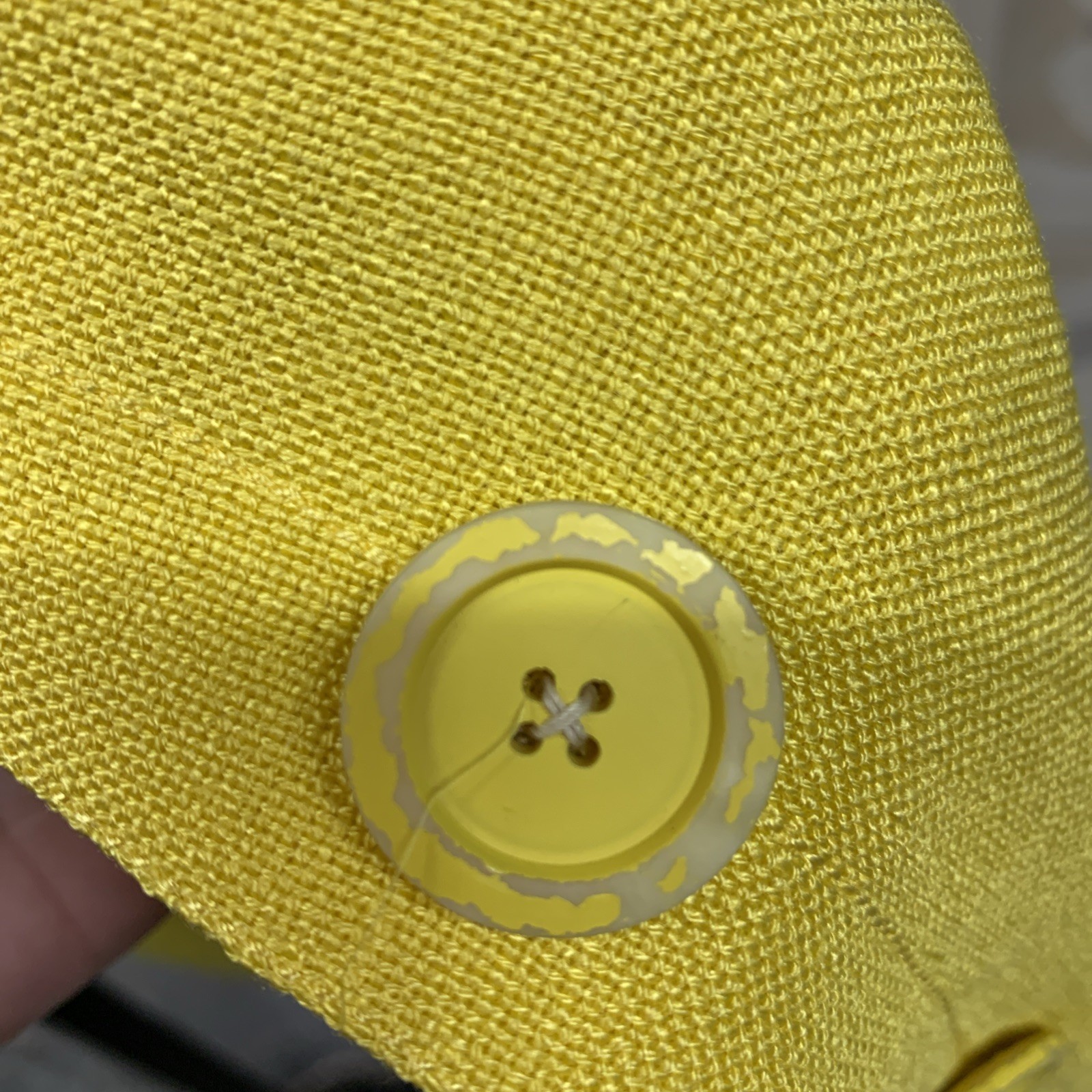 LOUIS FERAUD Paris New York Bright Yellow Vintage Shift Dress 1960’s
