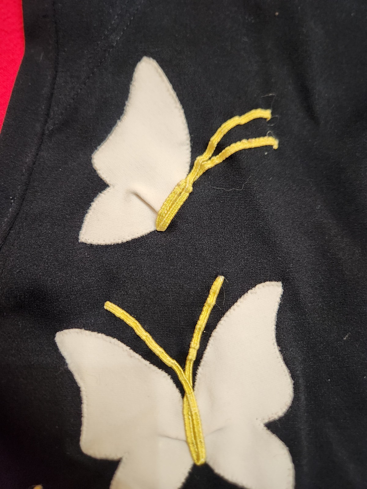 Vintage DeWeese Designs Bathing Suit 50’s – Butterfly Applique 12/34