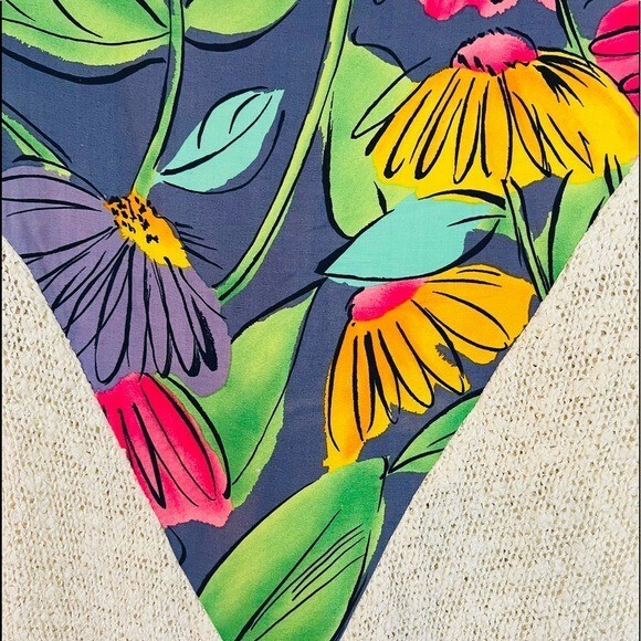 LOUBELLA California Fashions Vintage 80’s Sleeveless Lightweight Sweater Size S