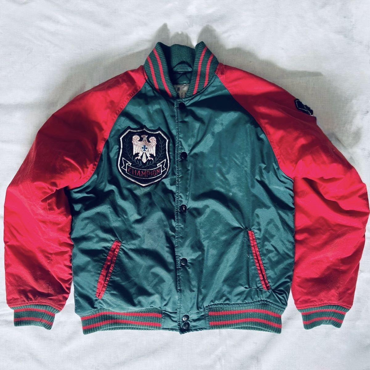 Vintage 1990’s Y2K New Order Champion Varsity Bomber Jacket Fits Women’s Medium