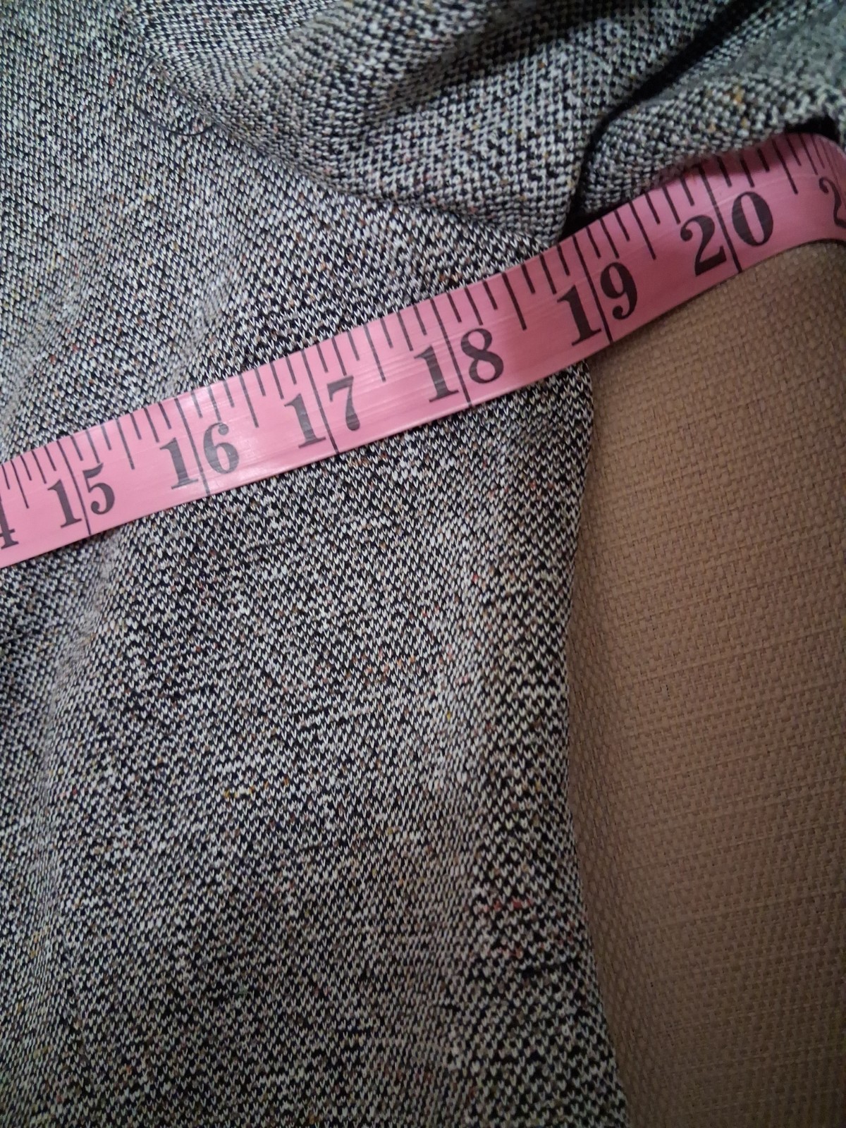 Bodin Knits Vintage Gray Tweed No Wrinkle 1970s Gray Tweed Suit Jacket