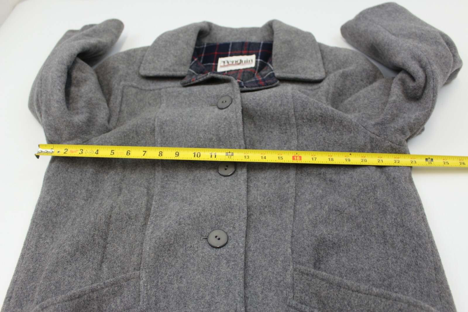 Vintage Penguin M. Liman Co. Wool Jacket Women’s Size 14 Gray
