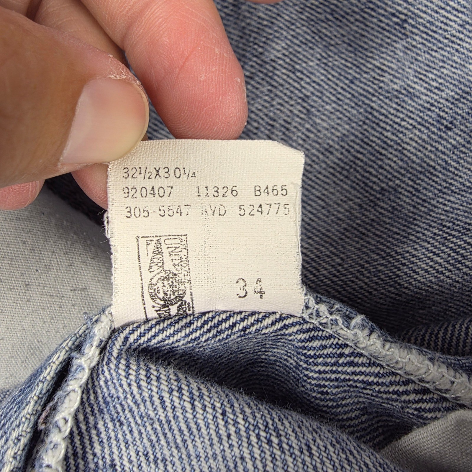 VTG Lee Riders Jeans Women 16 Med Light Blue High Waisted Tapered Made in USA