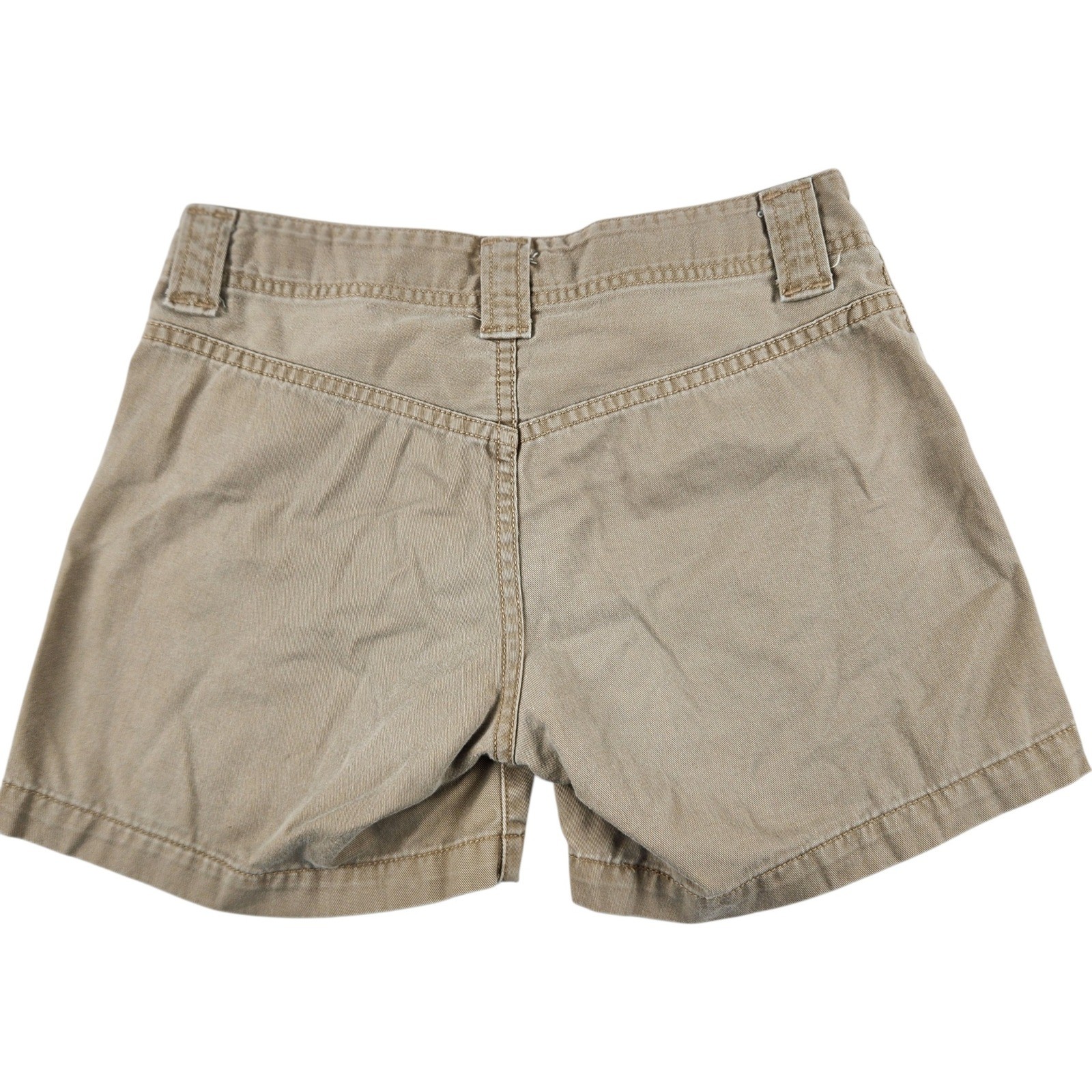 Vintage Y2K Levis Khaki Shorts 2003 Button Fly Patch Pocket Size 4