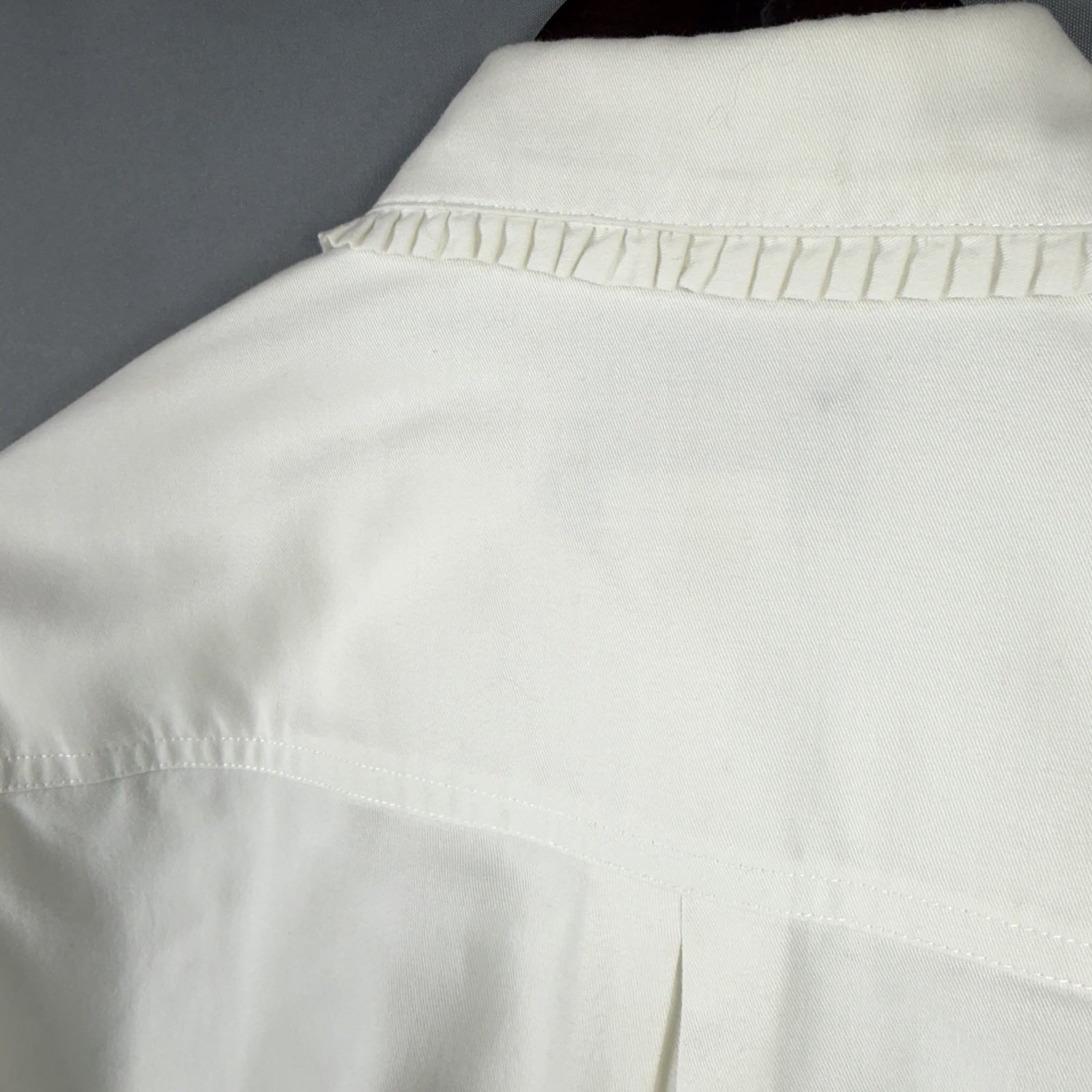 Vtg Breeches Ruffle Collar Blouse Top Womens 2 Prairie Cottagecore Romantic USA