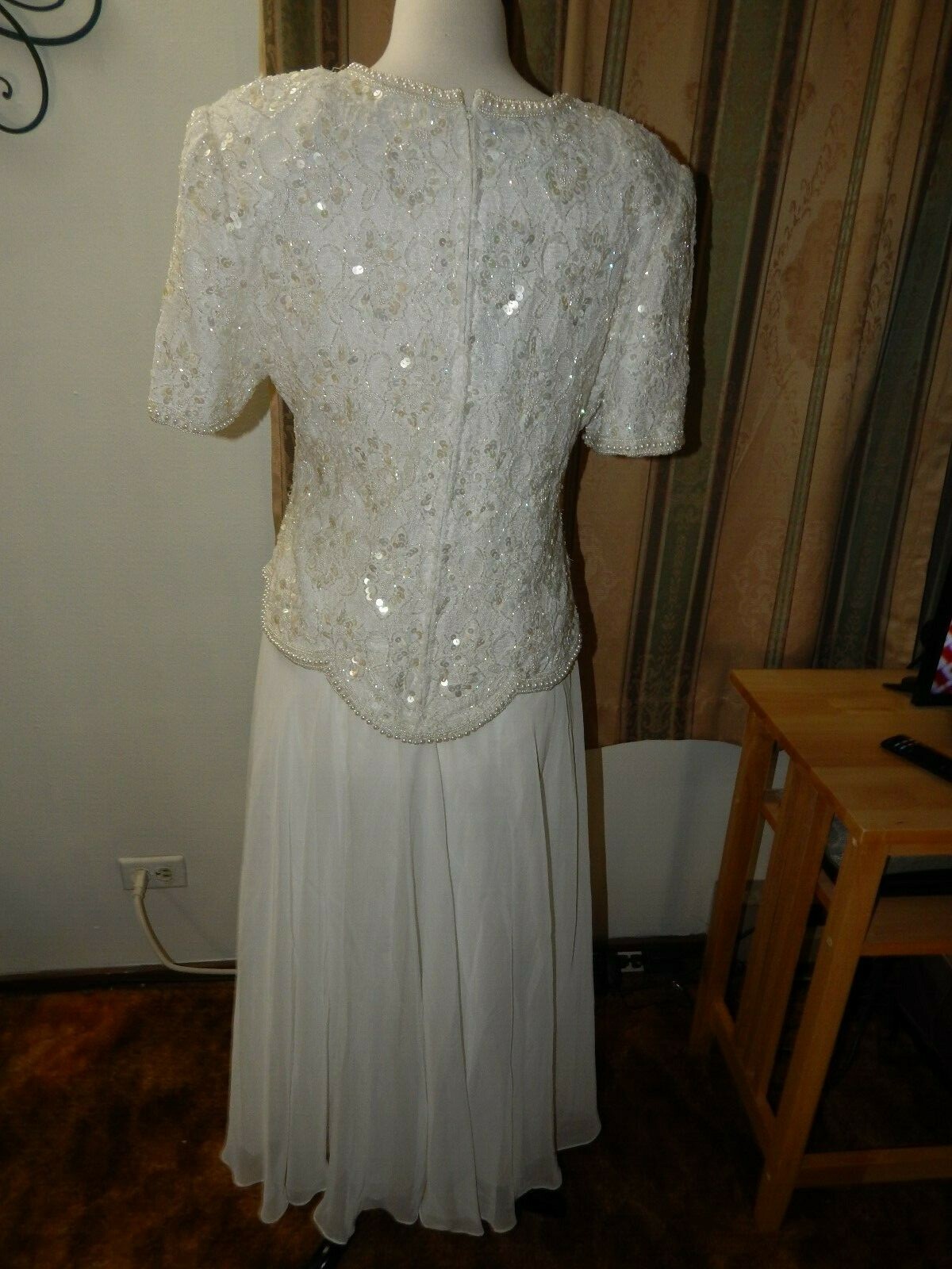Vintage Brilliante by J.A. Formal Dress Size L