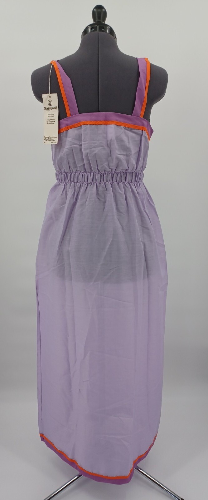 Vintage 1960s 70s NOS Springmaid Cotton Hawaiian Dress New Tags Small