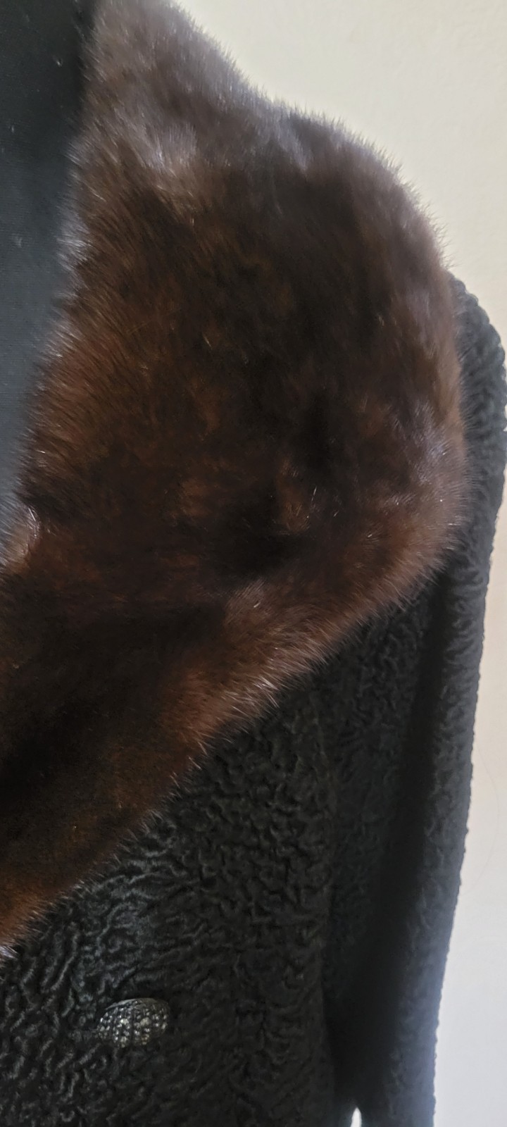 Azen Furs Of Pittsburgh Mink And Persian Lamb Vintage Custom Coat