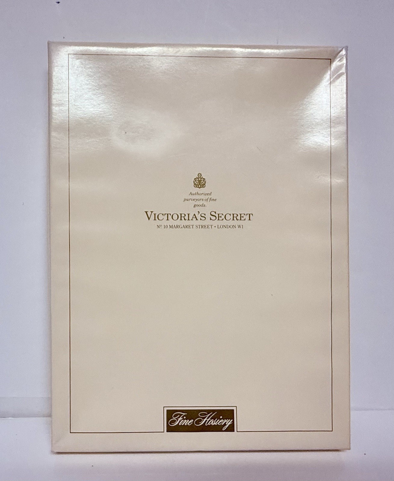 Victoria’s Secret Hosiery Vtg Stockings Thigh High Nylon Stretch Cantrece Cream