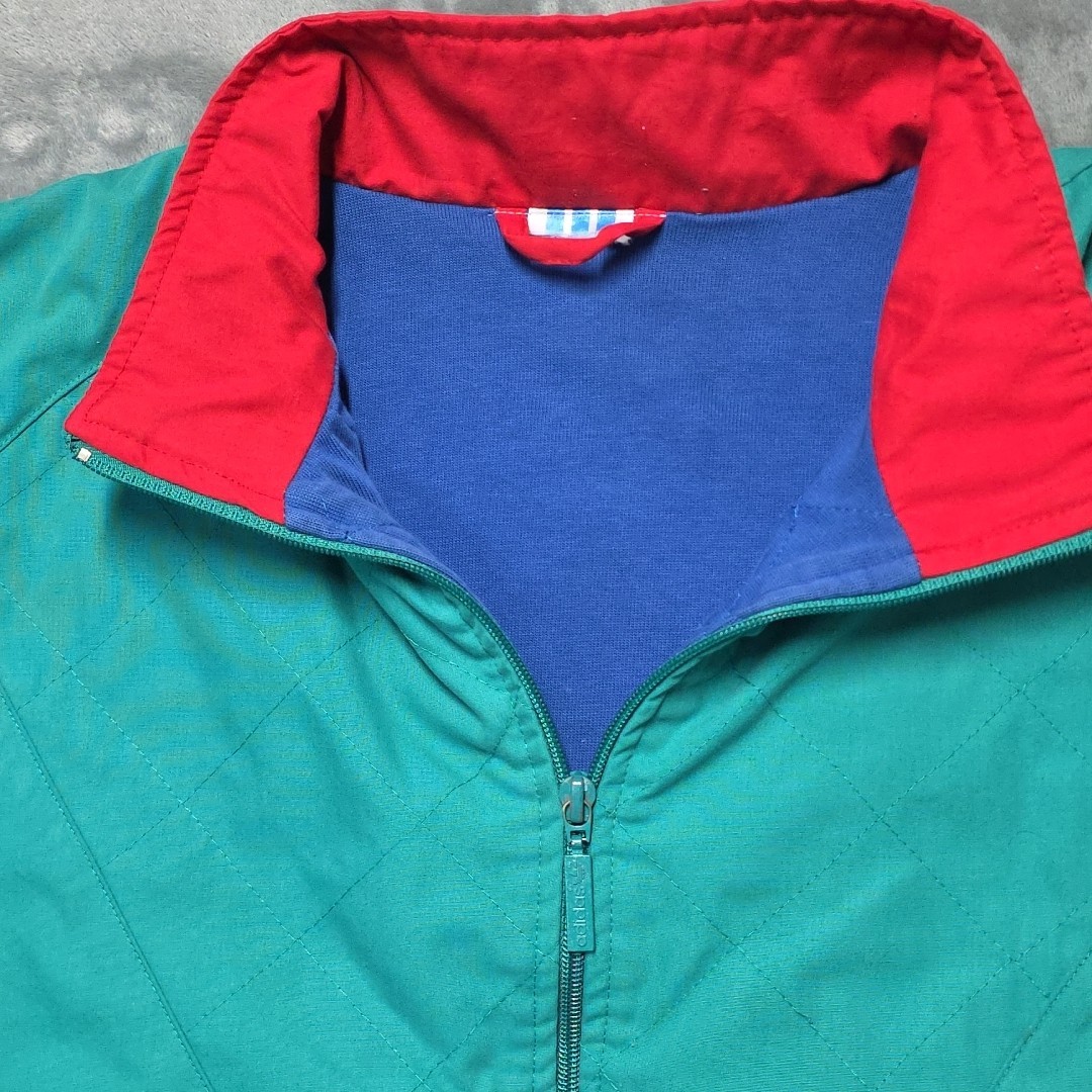 Vintage Adidas 1/2 Zip 80’s 90’s Turquoise Purple Red Big Logo Y2K Street…