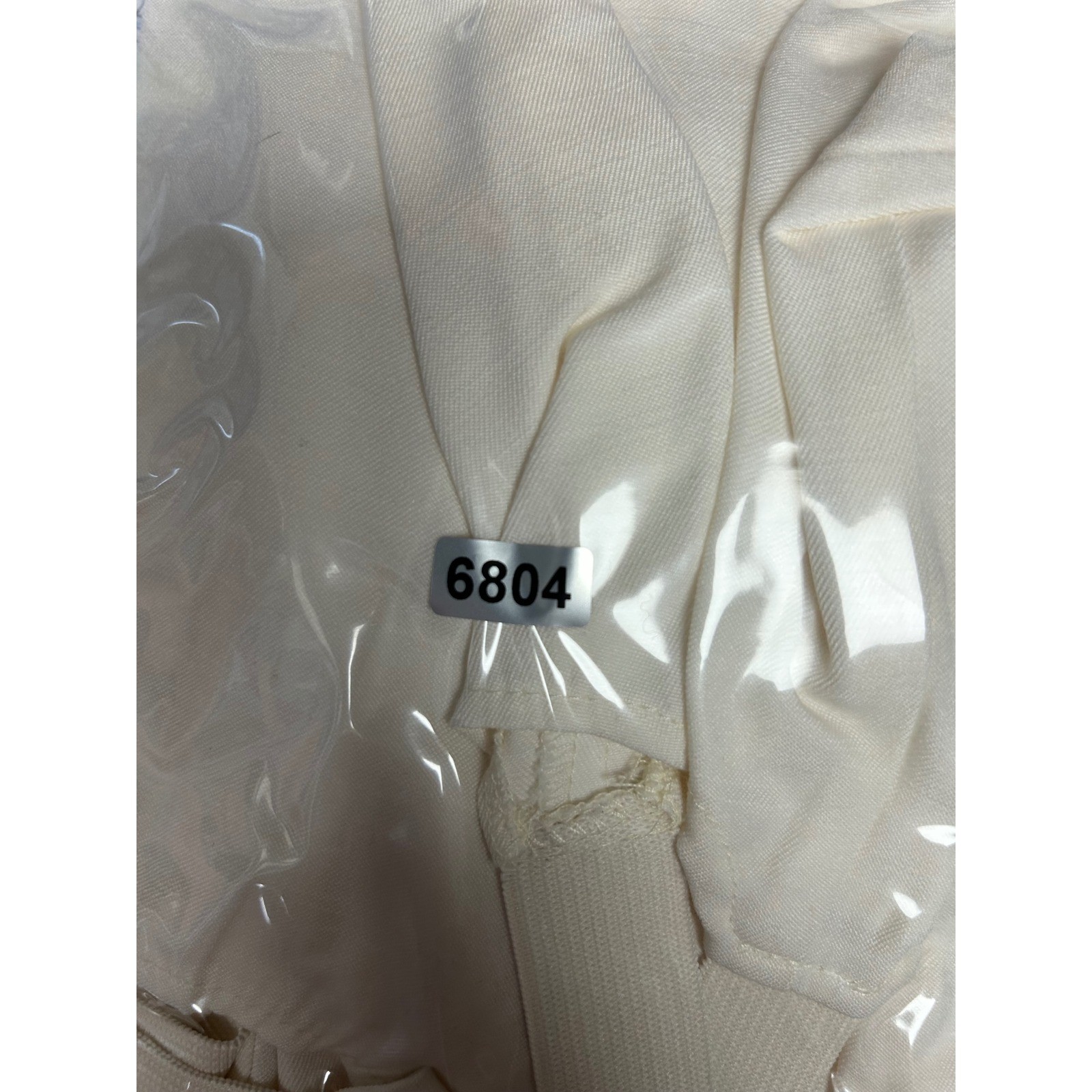 Vintage 80s Counterparts Womens 18 Cream Pleated High Waist Stirrup Pants NEW