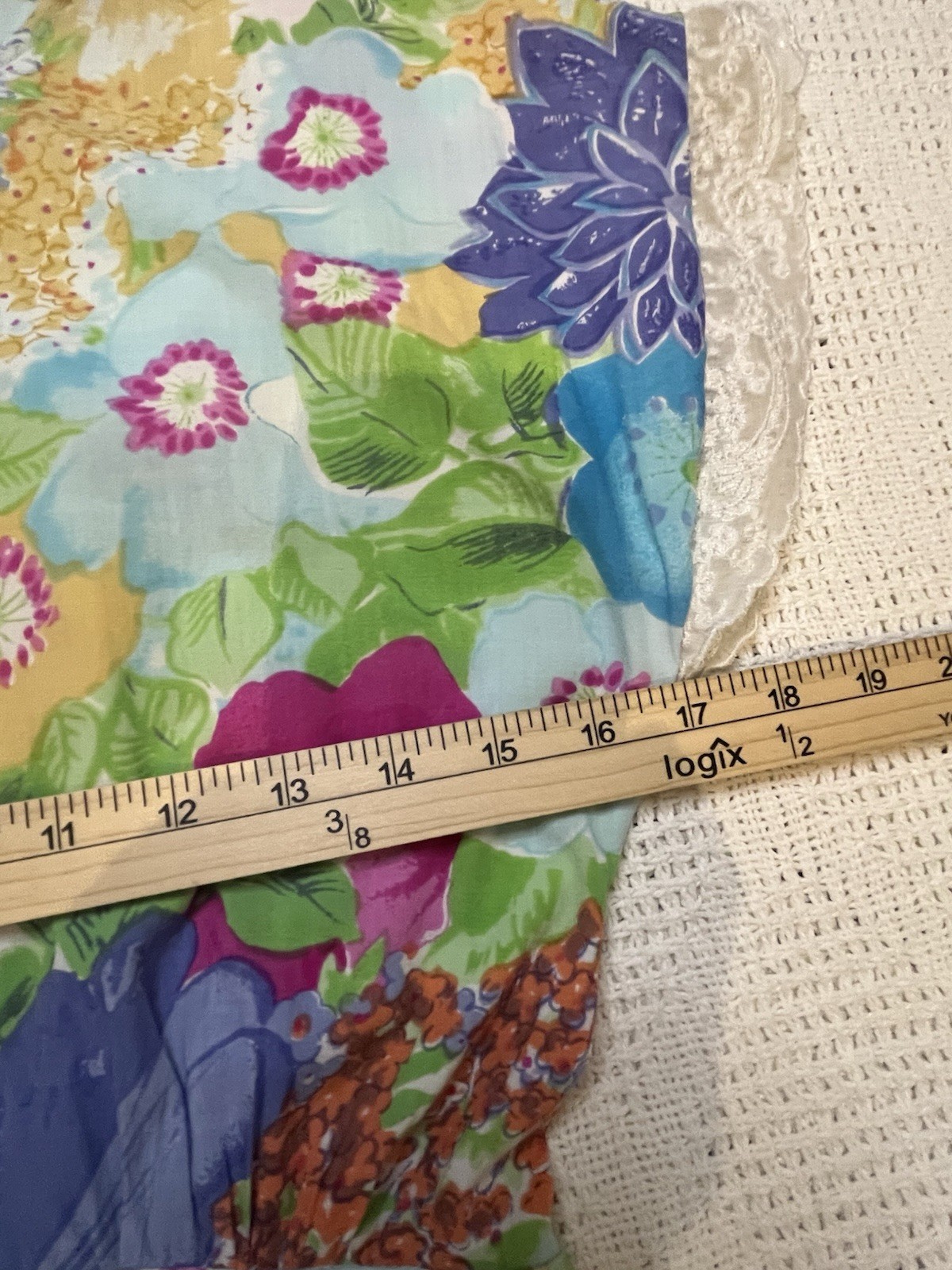 Vintage 90s Floral Cottagecore Dress Lace Trim Rayon Prairie Fairycore Boho XS S