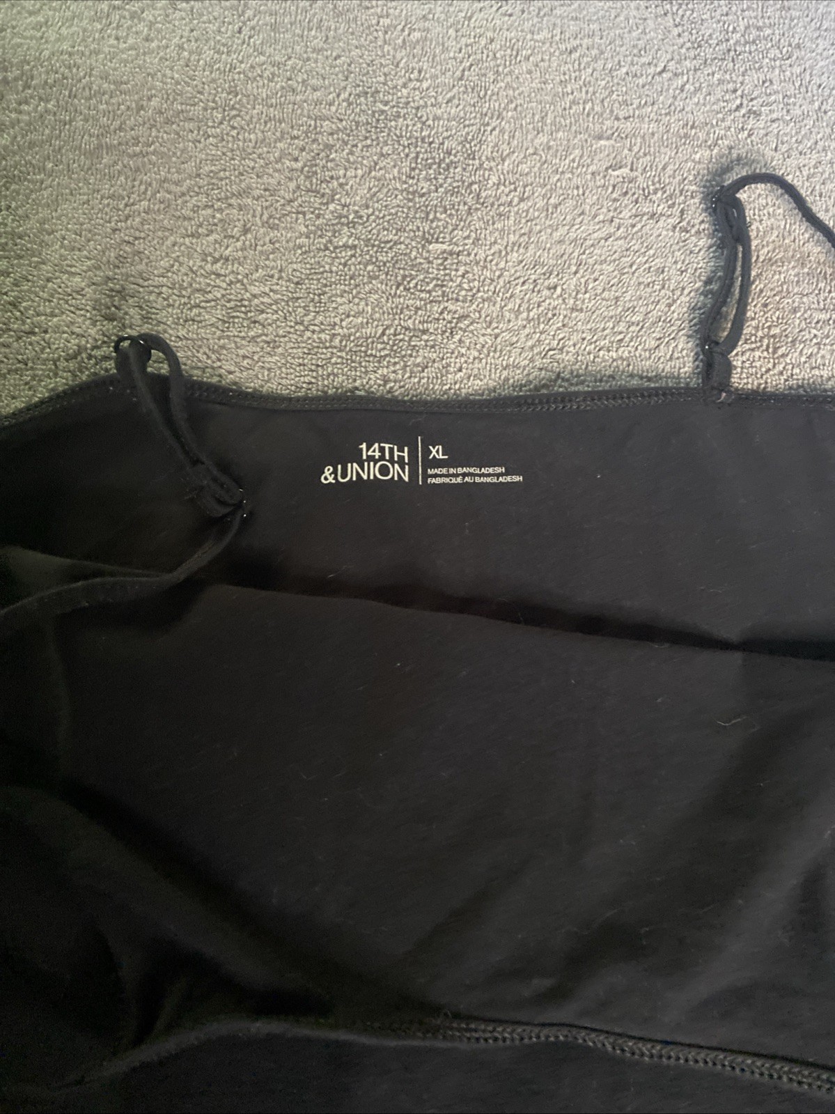14th & Union Black Camisole/Tank Top Spaghetti Strap Size XL