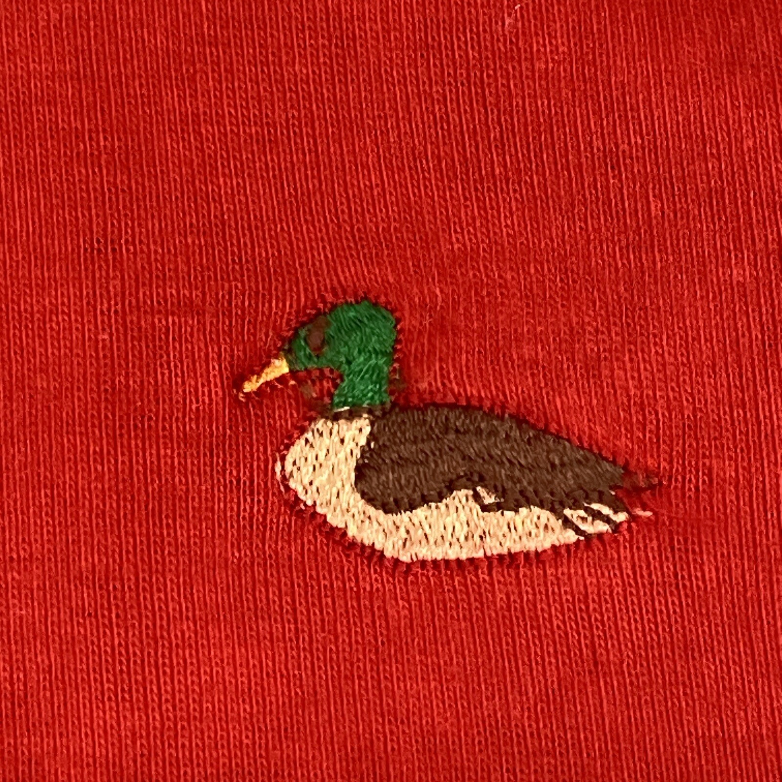 Vtg Boundary Waters Daytons Womens Nightgown Sz XL Mallard Duck Red USA Made