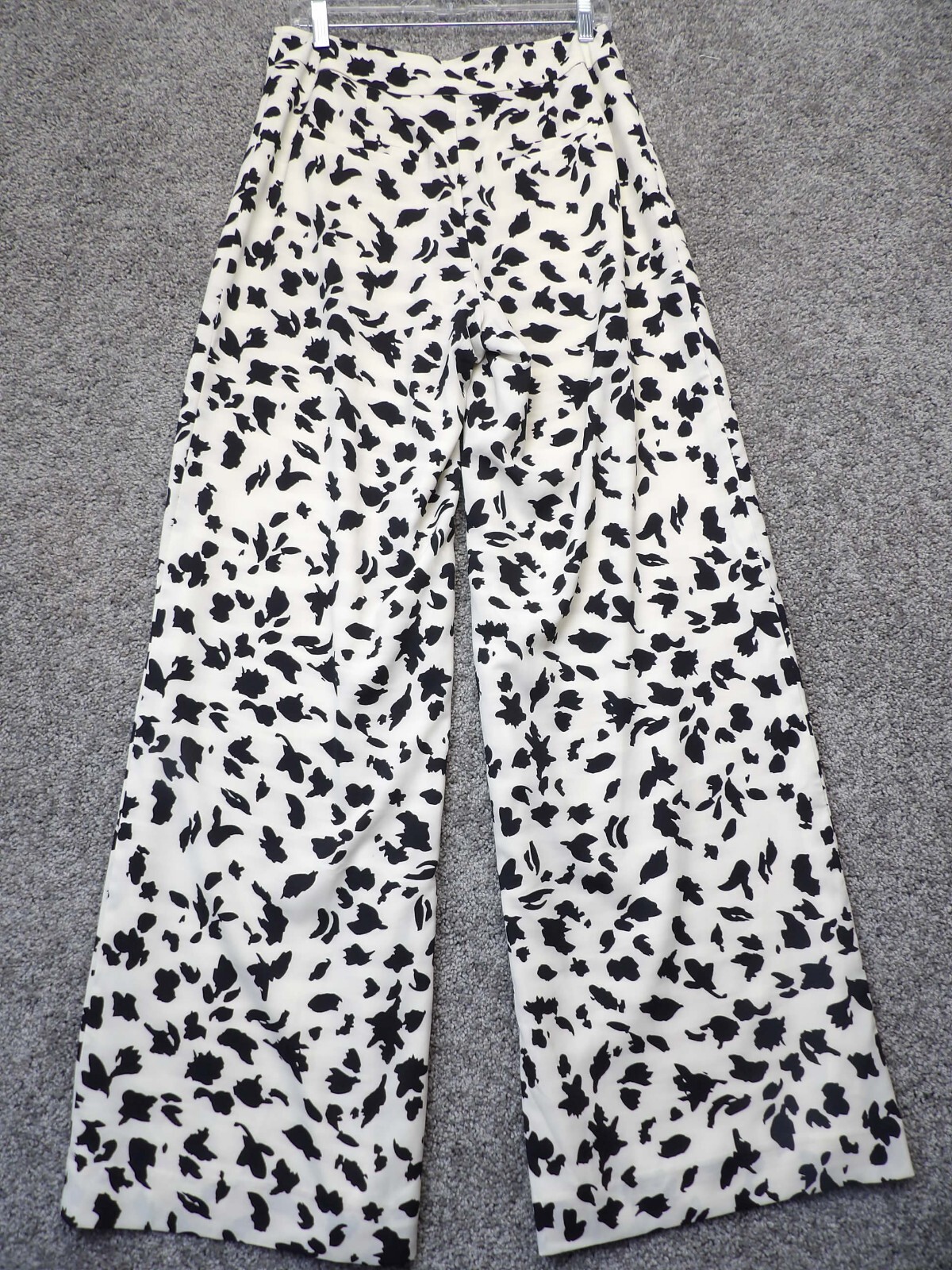 Vtg DE LUXE Bell Bottom Office Pants Womens 90’s Y2K Work Wear SZ 8 US 12 UK