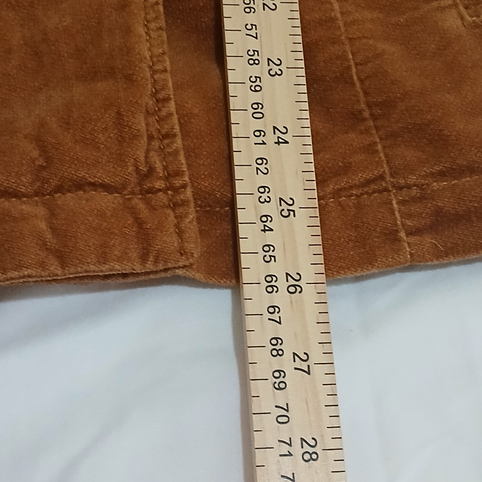 Mossimo Supply Co Corduroy Pea Coat Women L Brown Double Breasted Y2K 90s Retro