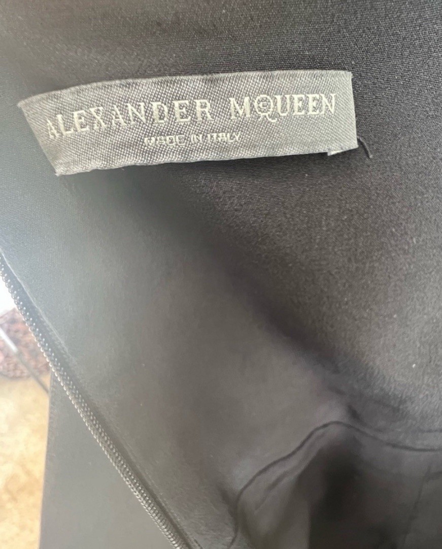 Alexander McQueen Black Vintage Dress