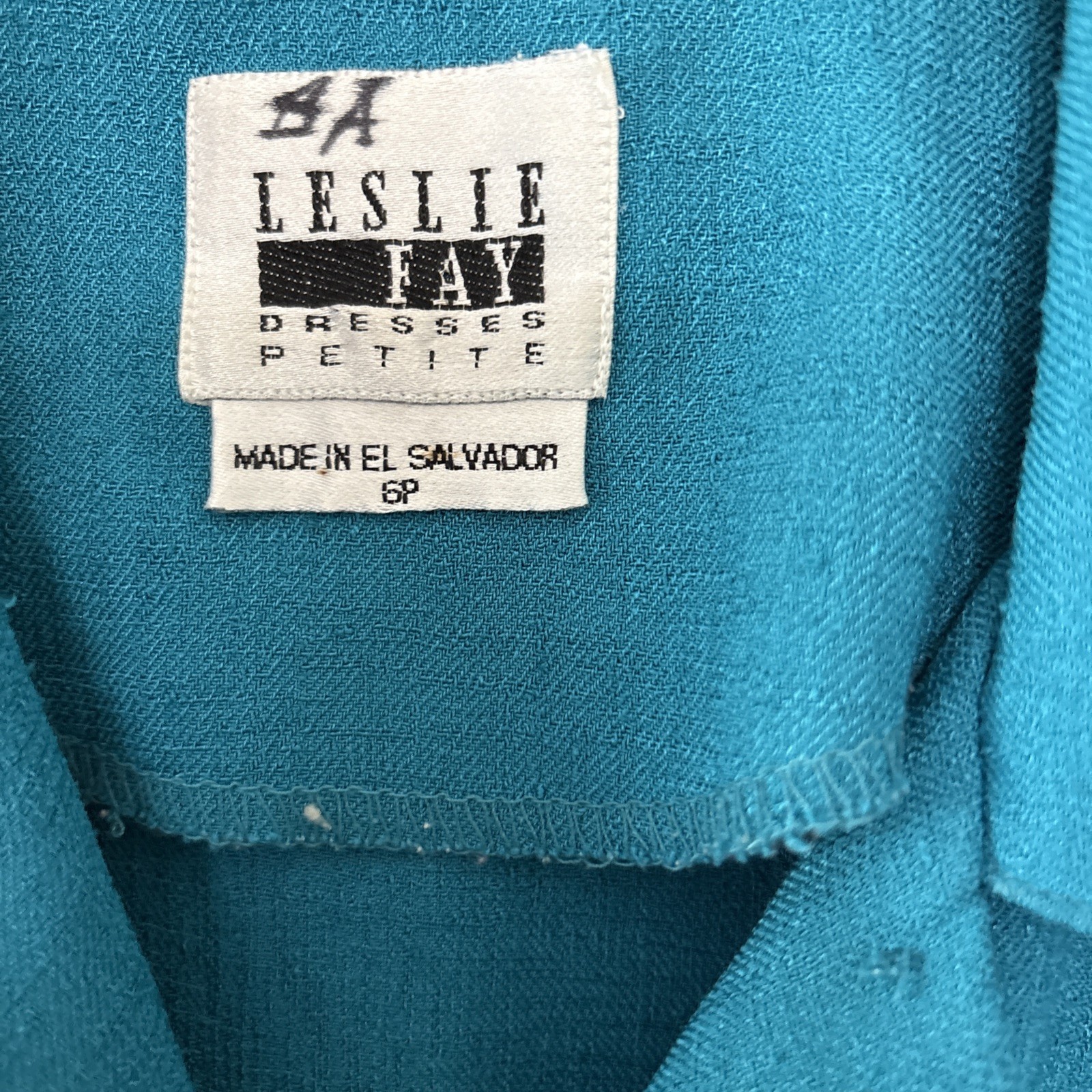 Vtg. Leslie Fay Women’s Dress , Sz 6P, Pleated