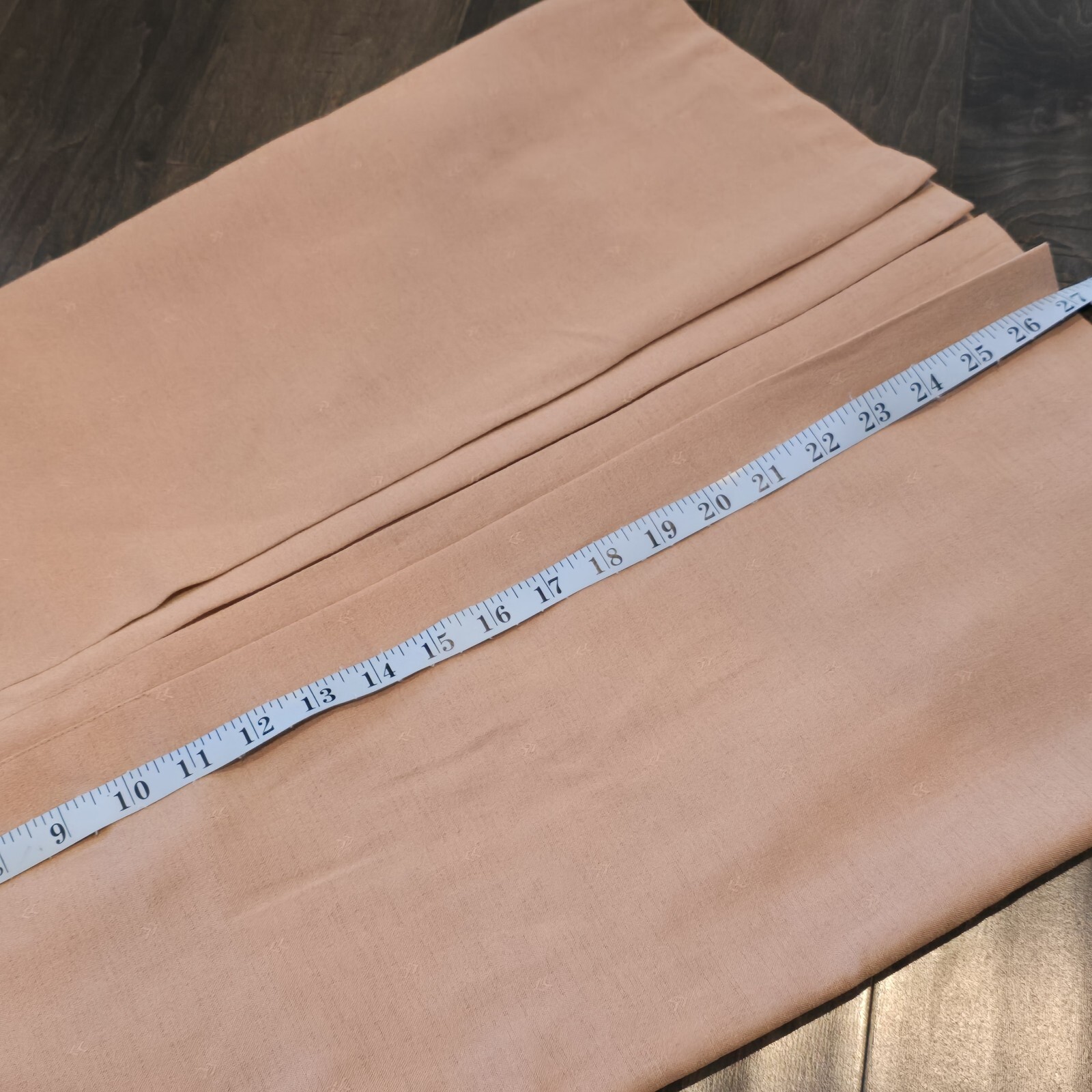 Vintage 60s 70s China Skirt Tan Khaki Chinese 27 Silk blend School XS Severance