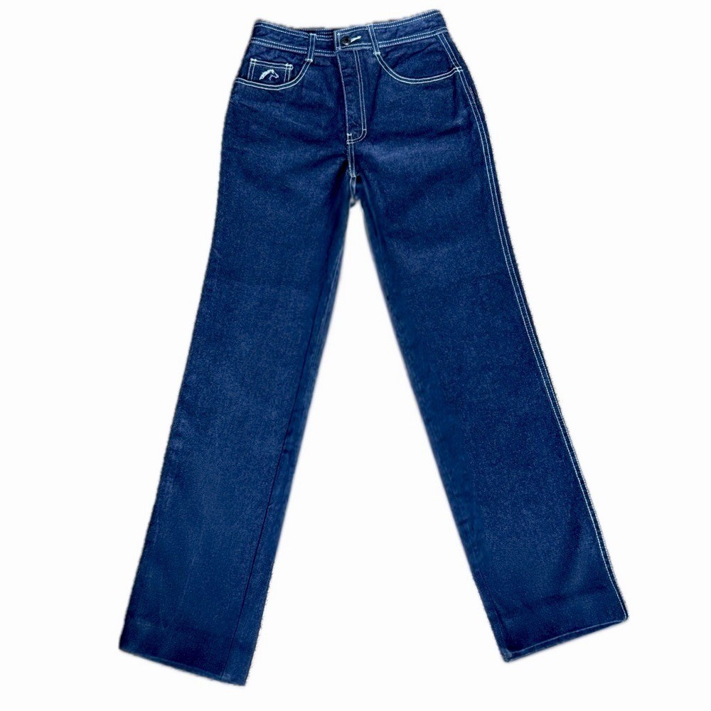 👖🛼 JORDACHE Vintage 70s Launch-Era Jeans | Hong Kong Scallop Pocket | Sz 30L