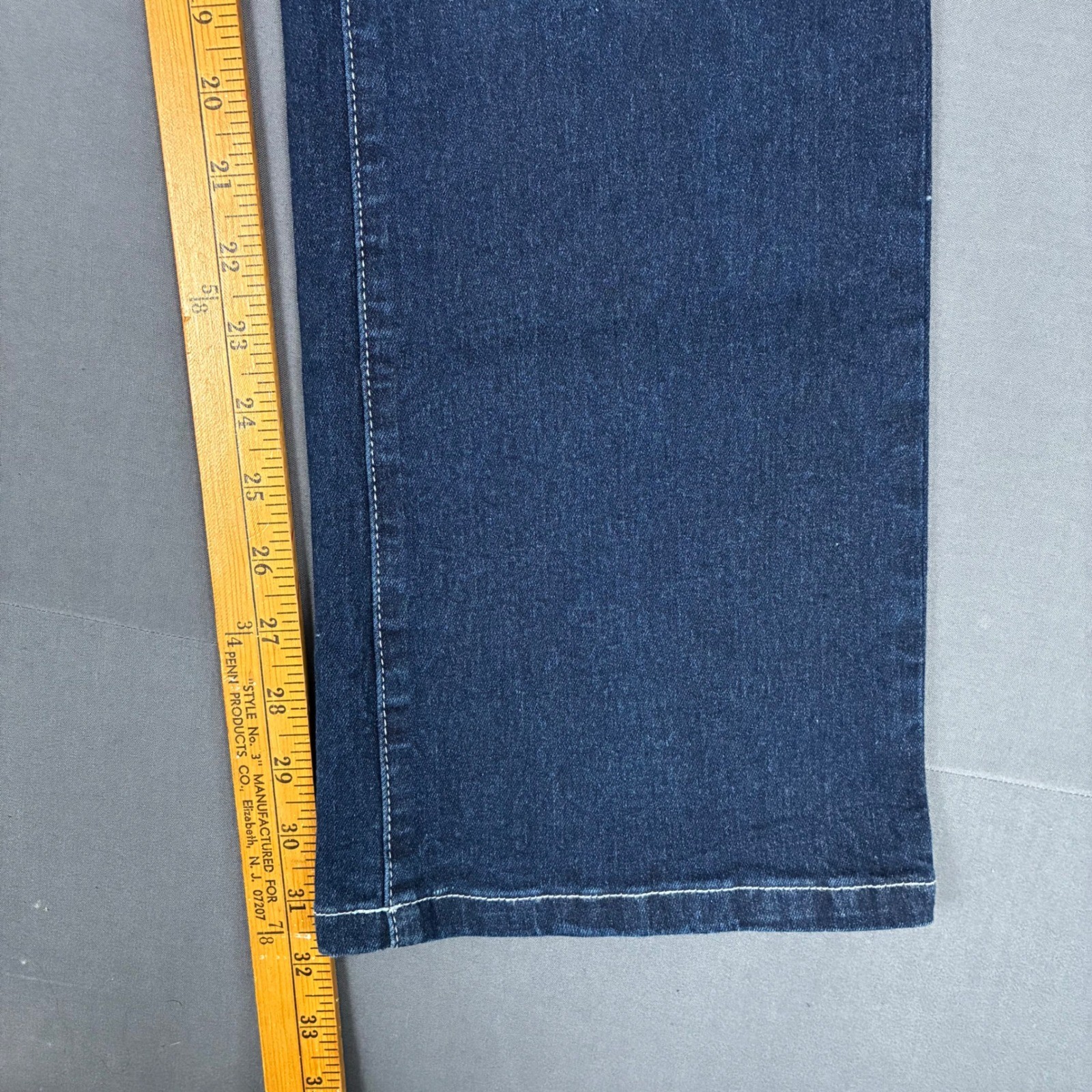 C’ EST 1946 Denim Curvy Flared Jeans Women’s Size 10 (32×31) Plaid Pockets Y2K