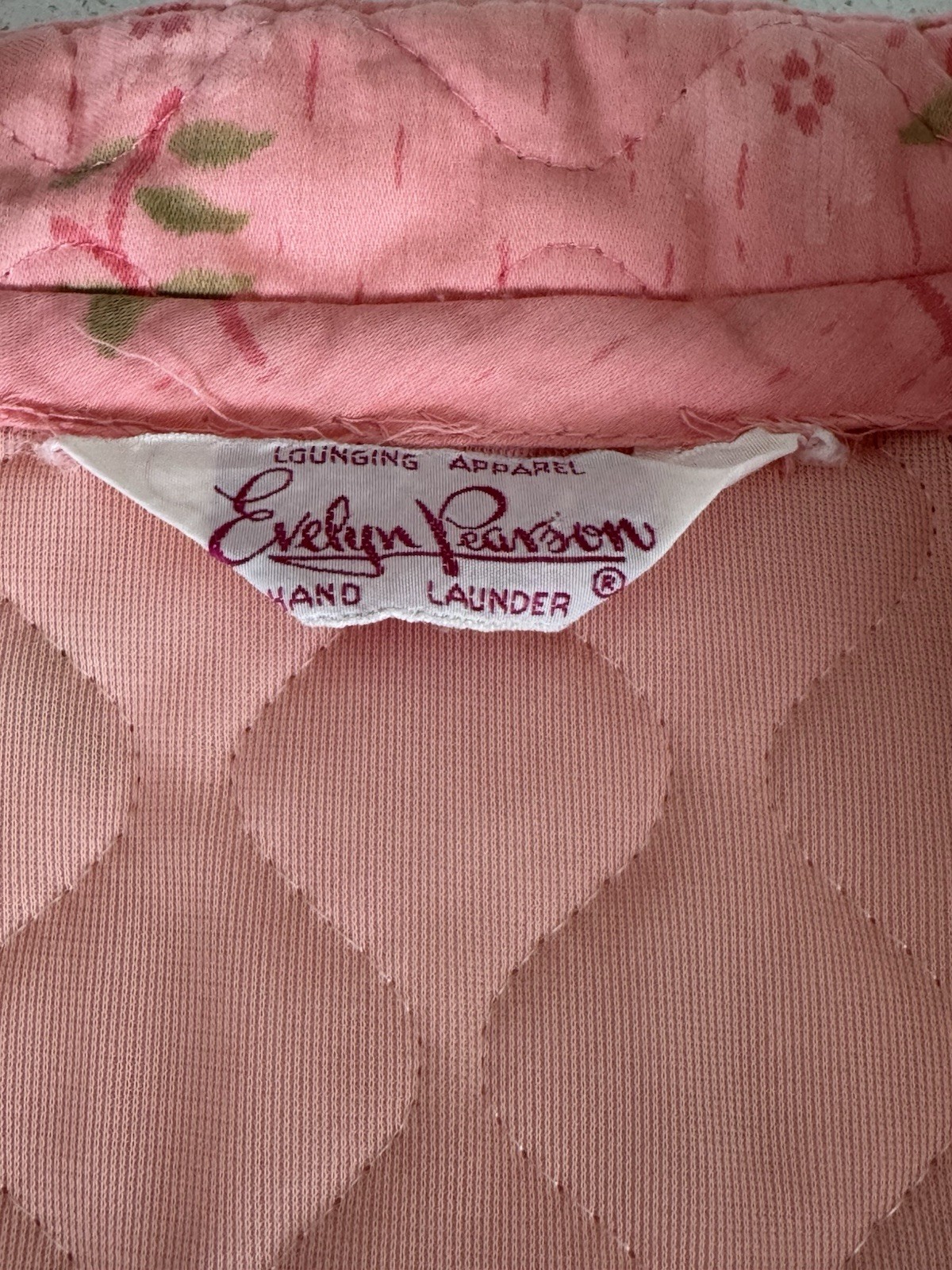 Beautiful Evelyn Pearson QuilJacket Or Robe Asian 3/4 Sleeve No Zipper