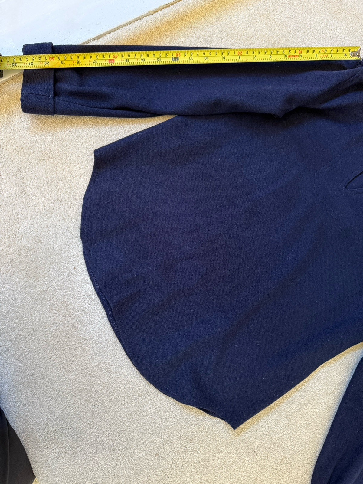 Vintage 80s JG Hook Classic Navy Popover/Overshirt/Tunic Sz 6 Epaulets, V-Neck
