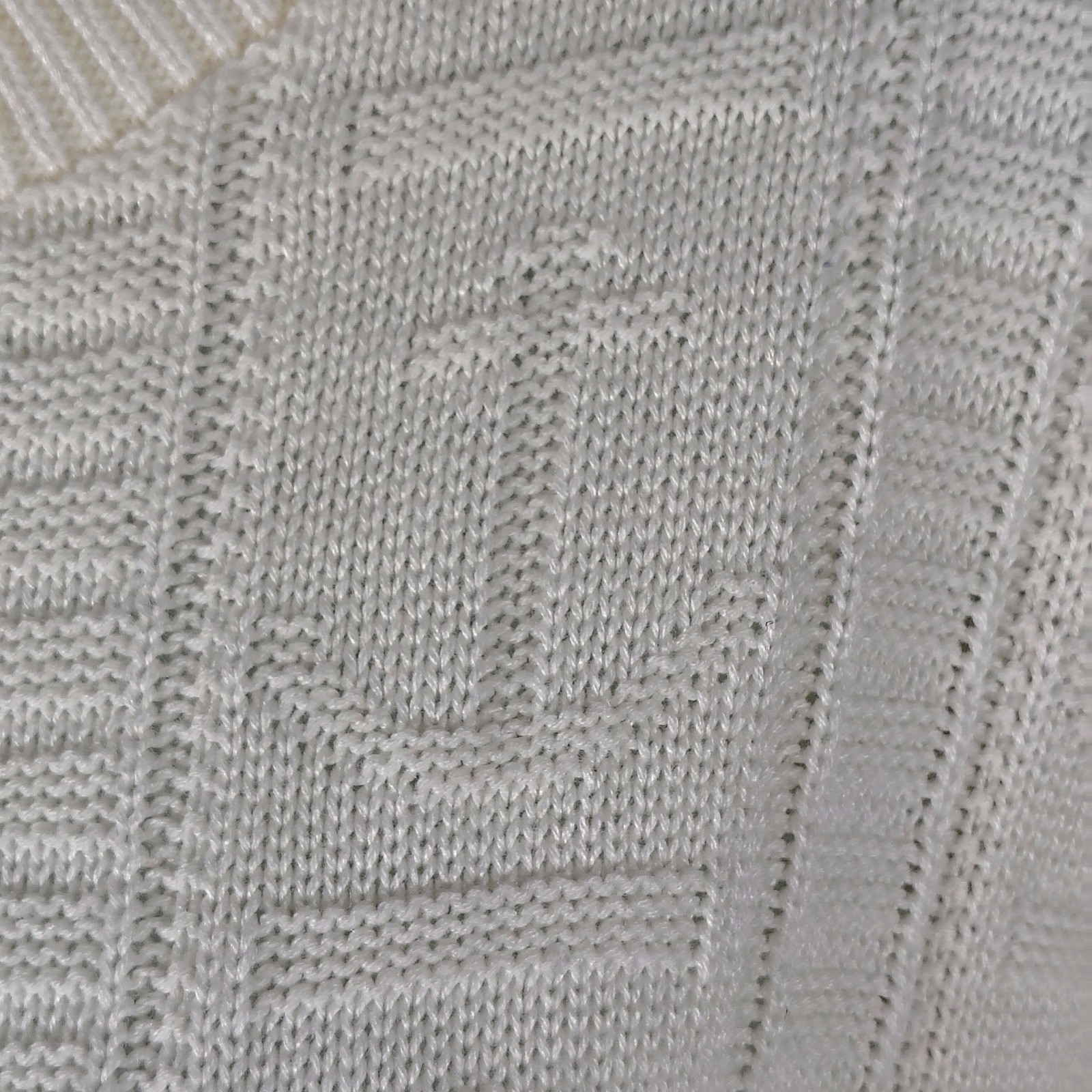 Apostrophe Vintage Cream Anchor Knit Sweater USA coastal fisherman granny