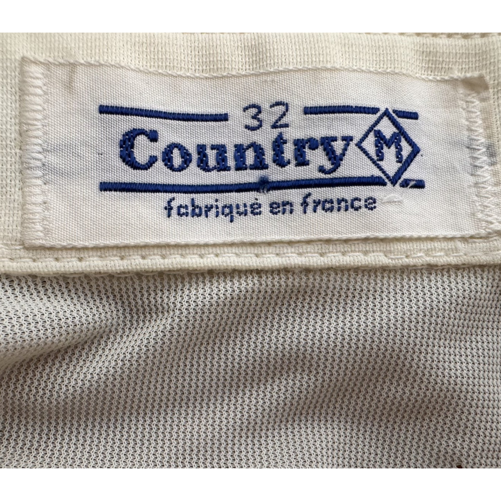 French Vintage 70s Polyamide Fitted Button Up Blouse Ruffle Overlay Top 32