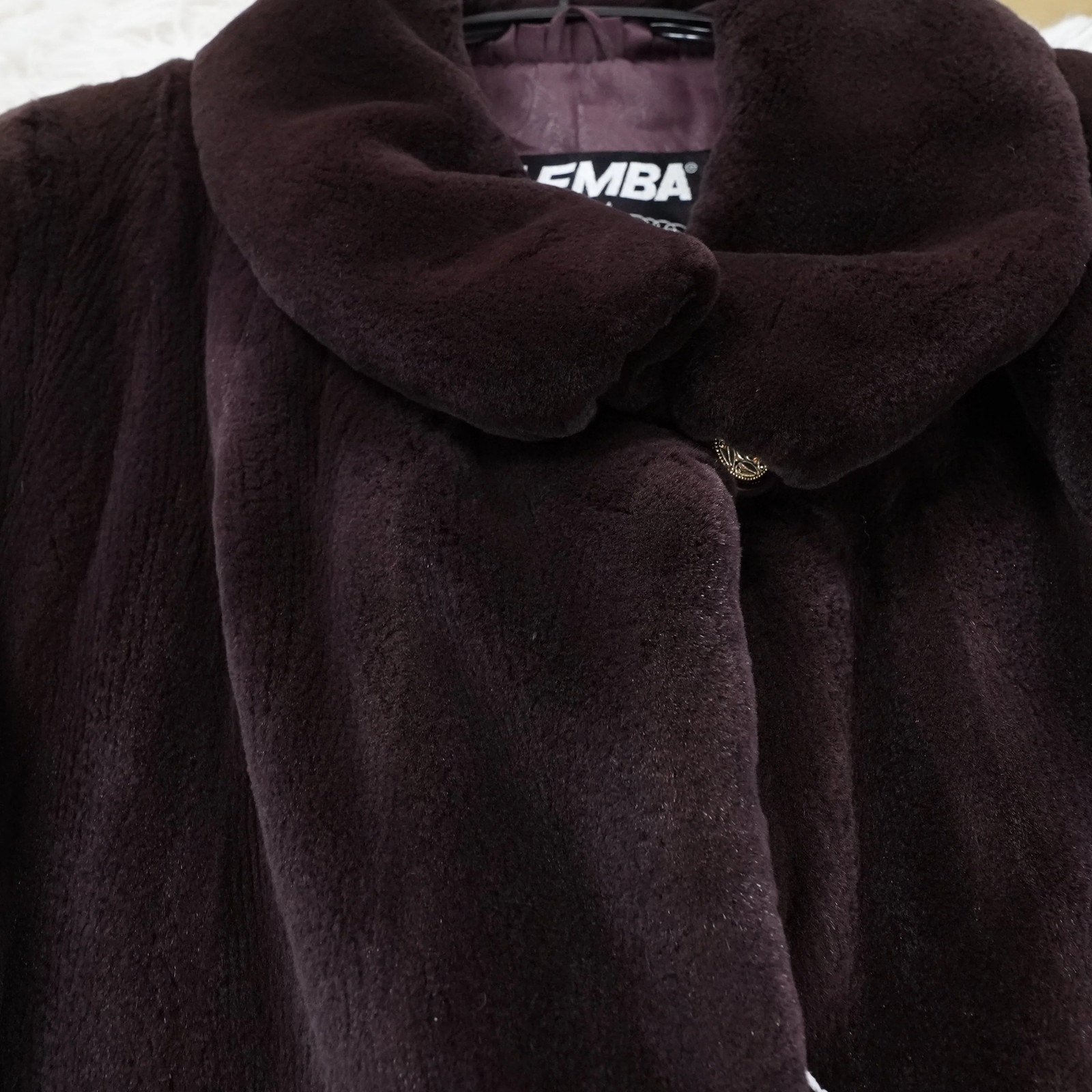 Chocolate Brown Shaved Mink Long Coat EMBA – Genuine Vintage Fur From Japan