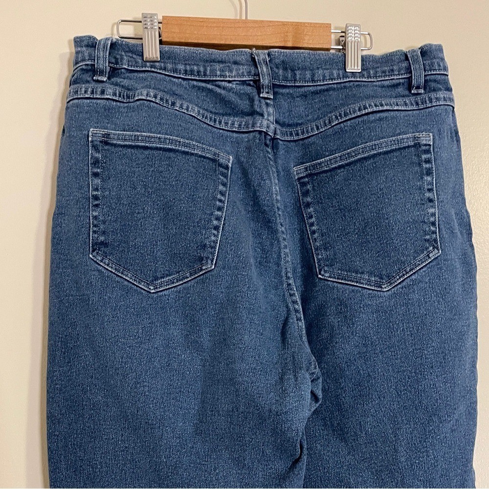Cherokee Jeans Womens 14A Blue Straight Leg High Rise Normcore Classic Vintage