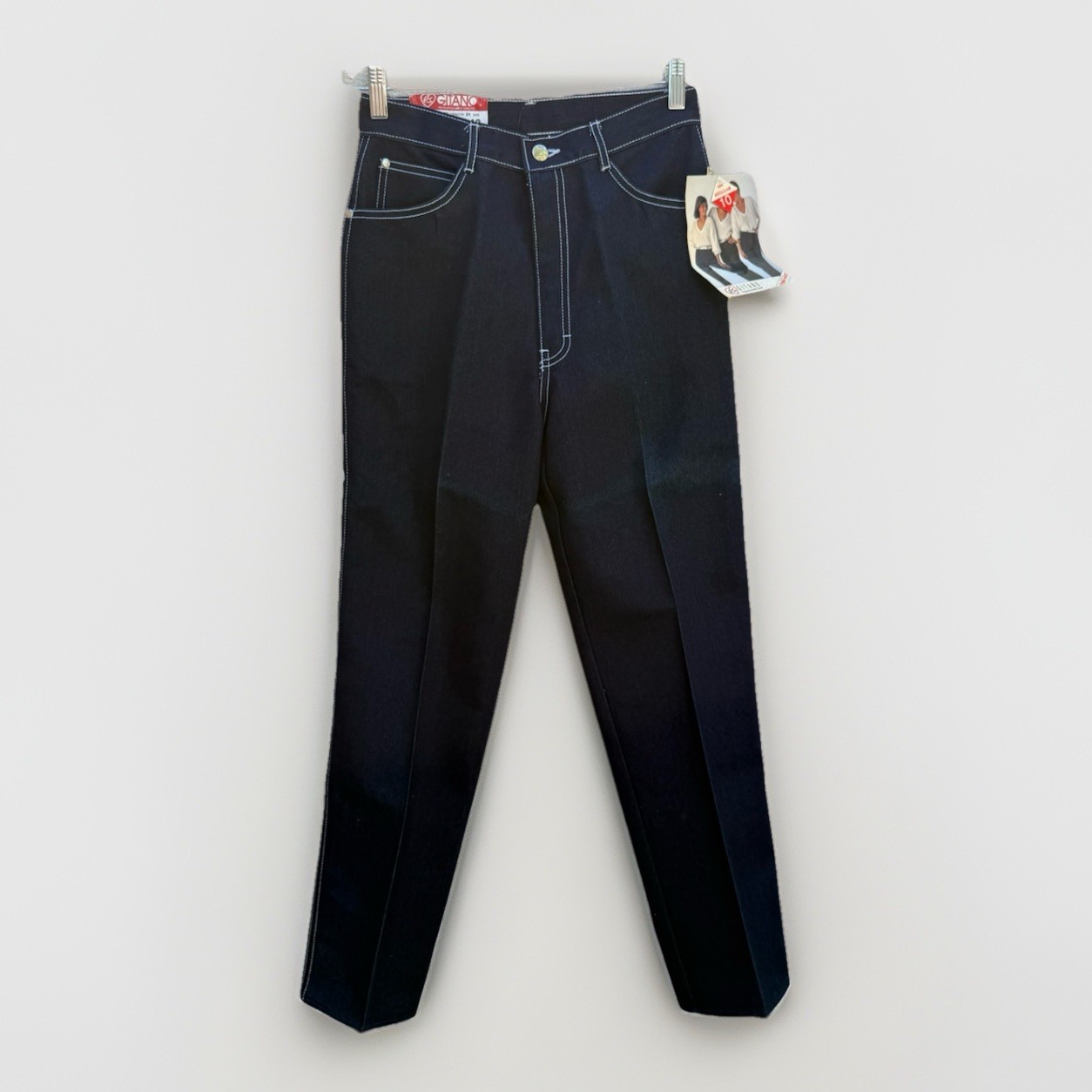 VTG Gitano PS Jeans Womens 10 NOS Dark Wash Straight Leg Jeans 28×31 Deadstock