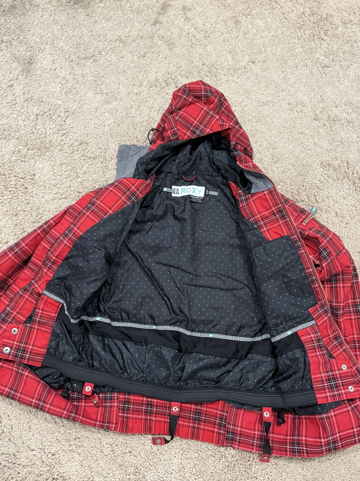 Roxy Women’s Ski/Snowboard Jacket Vintage Y2K Limited Edition red M size