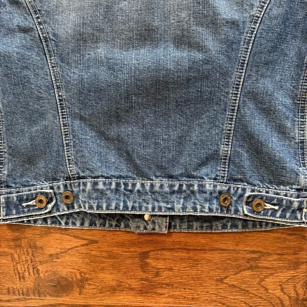 Gap Vintage Classic Blue Jean Denim Jacket Size Medium 90s Y2K