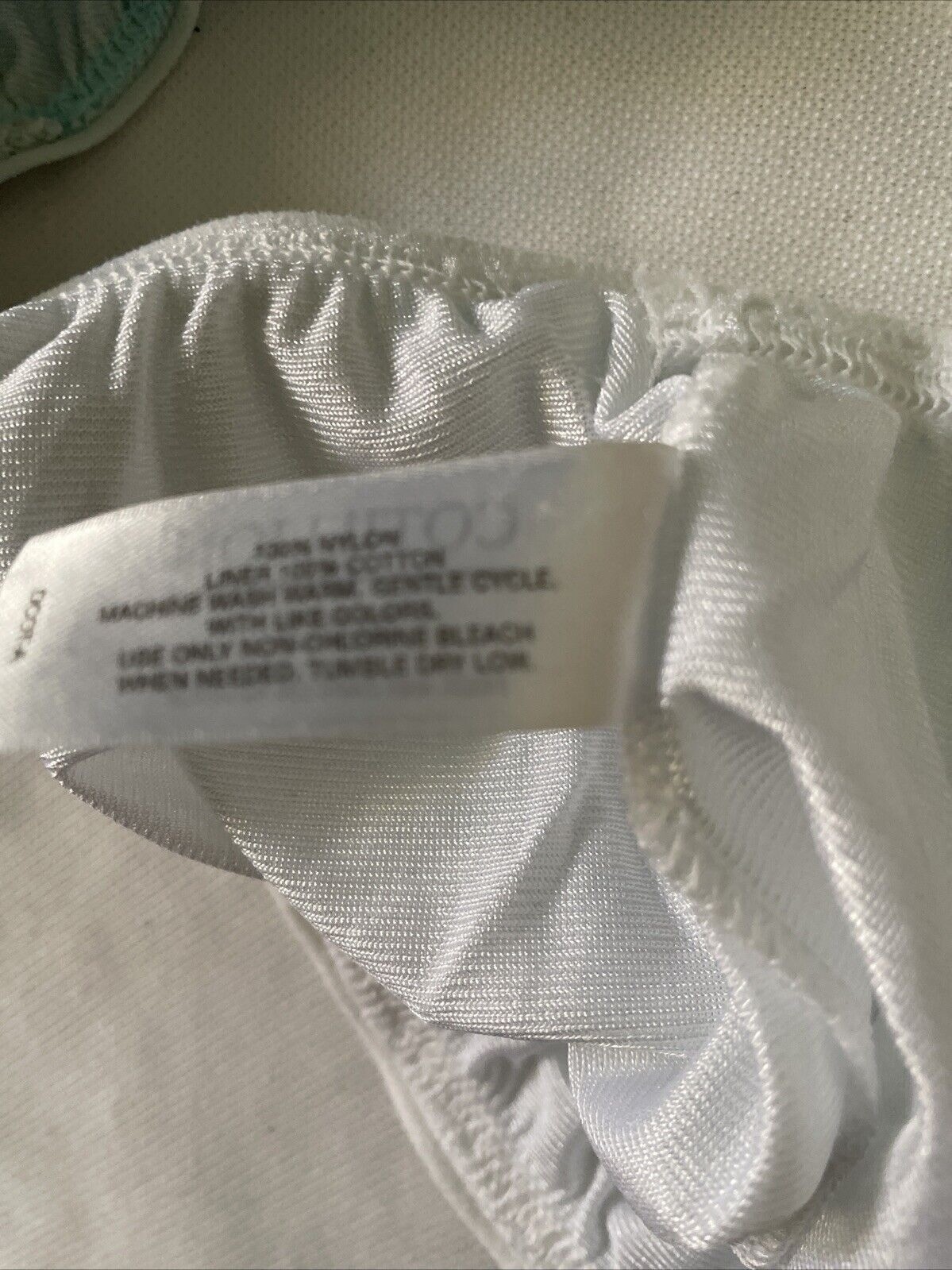 Vintage Cotillion Nylon Panties Sz 5 White Blue 100% Cotton Gusset Lot of 3
