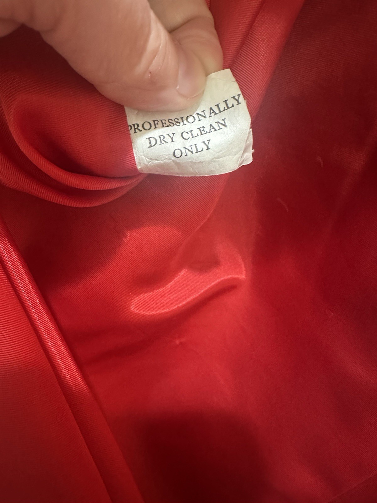 Vintage Mayfair of California Red Mohair Blazer Coat Jacket Size Large 60s 70s