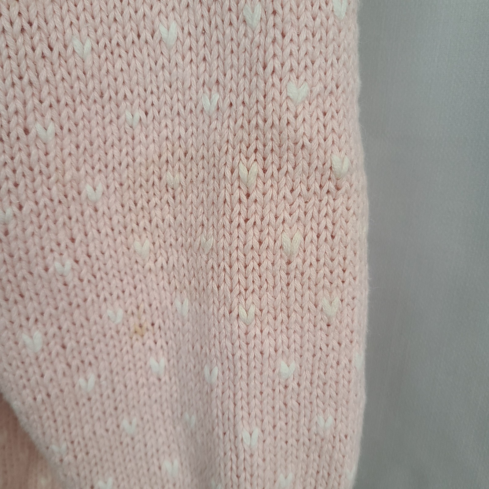 Vtg Venezia Sportswear Sz 14/16 Pink Floral Cottagecore Ramie Blend Knit Sweater