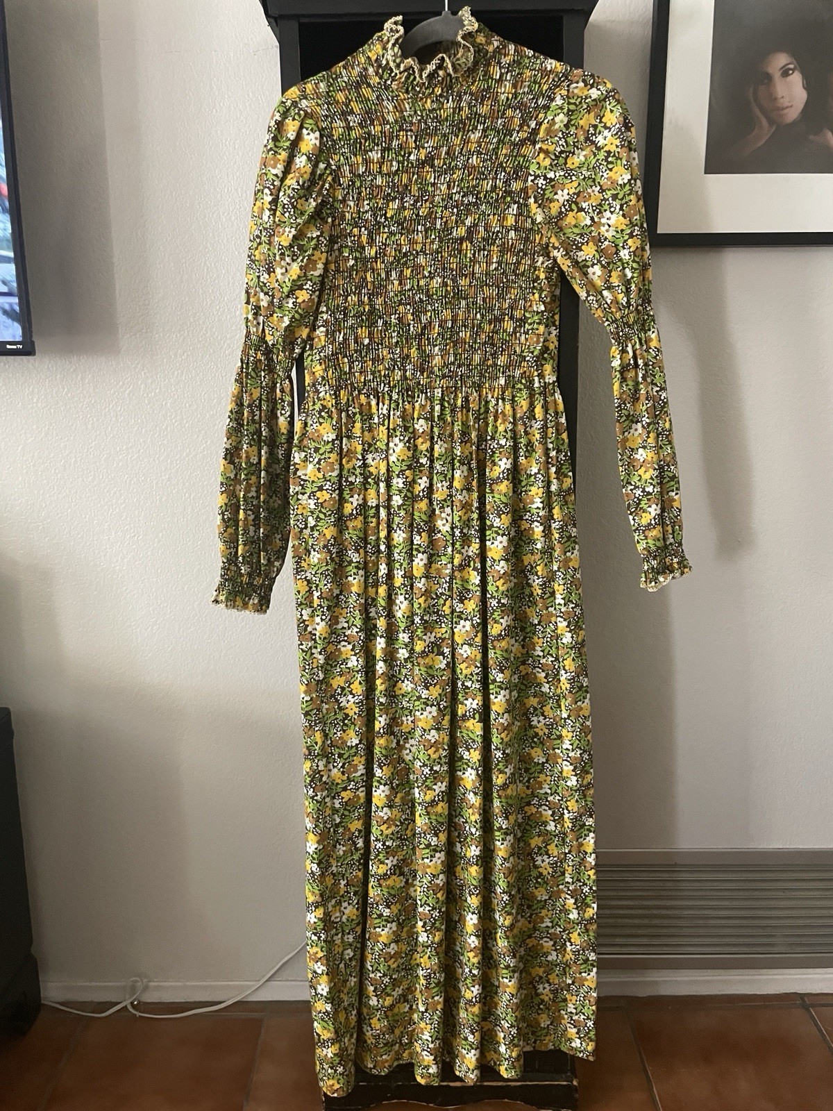 70s Floral Vintage Prairie Cottagecore Hippie Bridesmaid