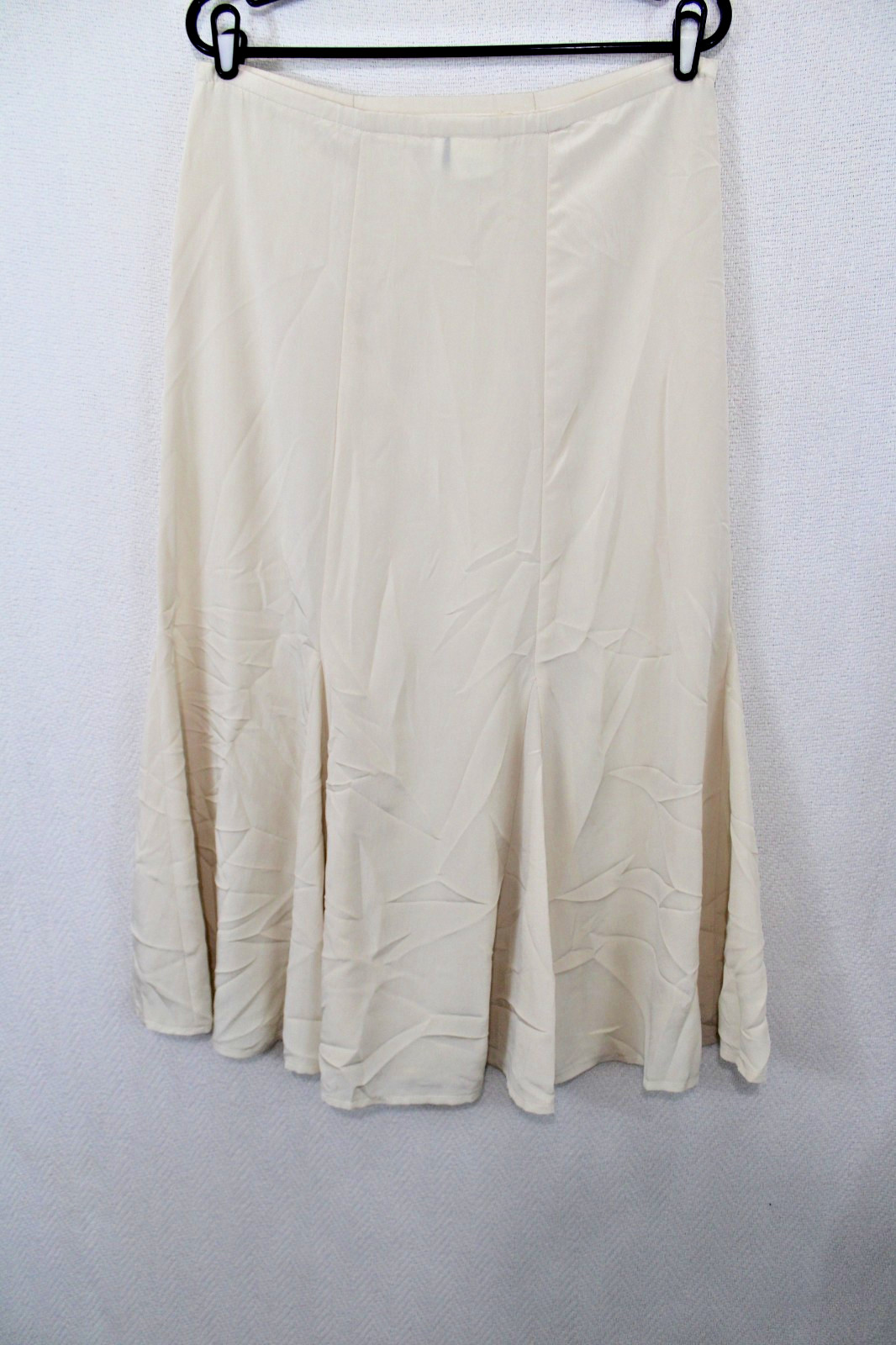 VTG Shirtstrings II M Ivory Polyester Blouse and Skirt Set Embroidered & Lace