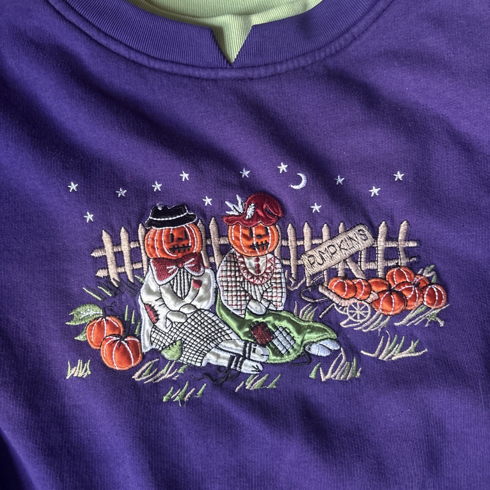 Vtg 90’s Shenanigans Halloween Sweat Shirt. Size Large Women’s Super Cute Print