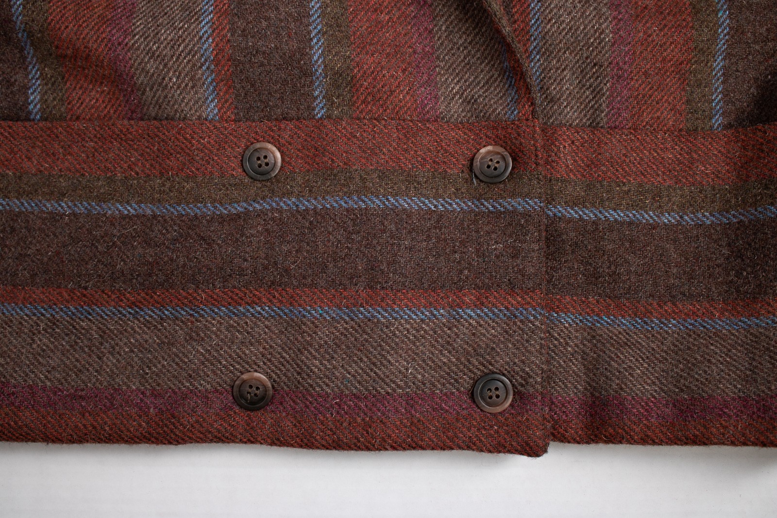 1970s Vintage Wool Tweed Dolman Sleeve Jacket Drop Waist Brown Orange Fall L