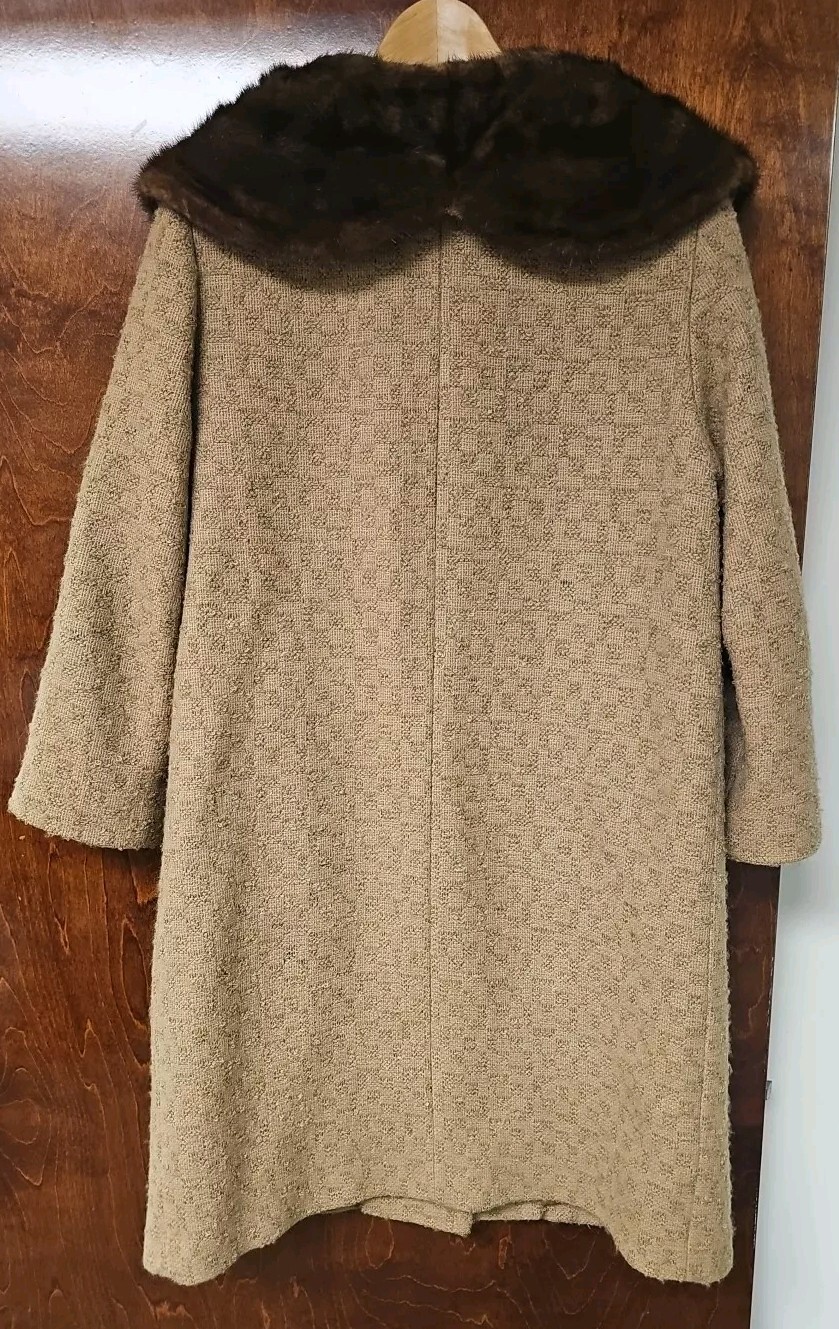 Vintage 1960’s Zinman’s Wool And Fur Jacket Ex Condition
