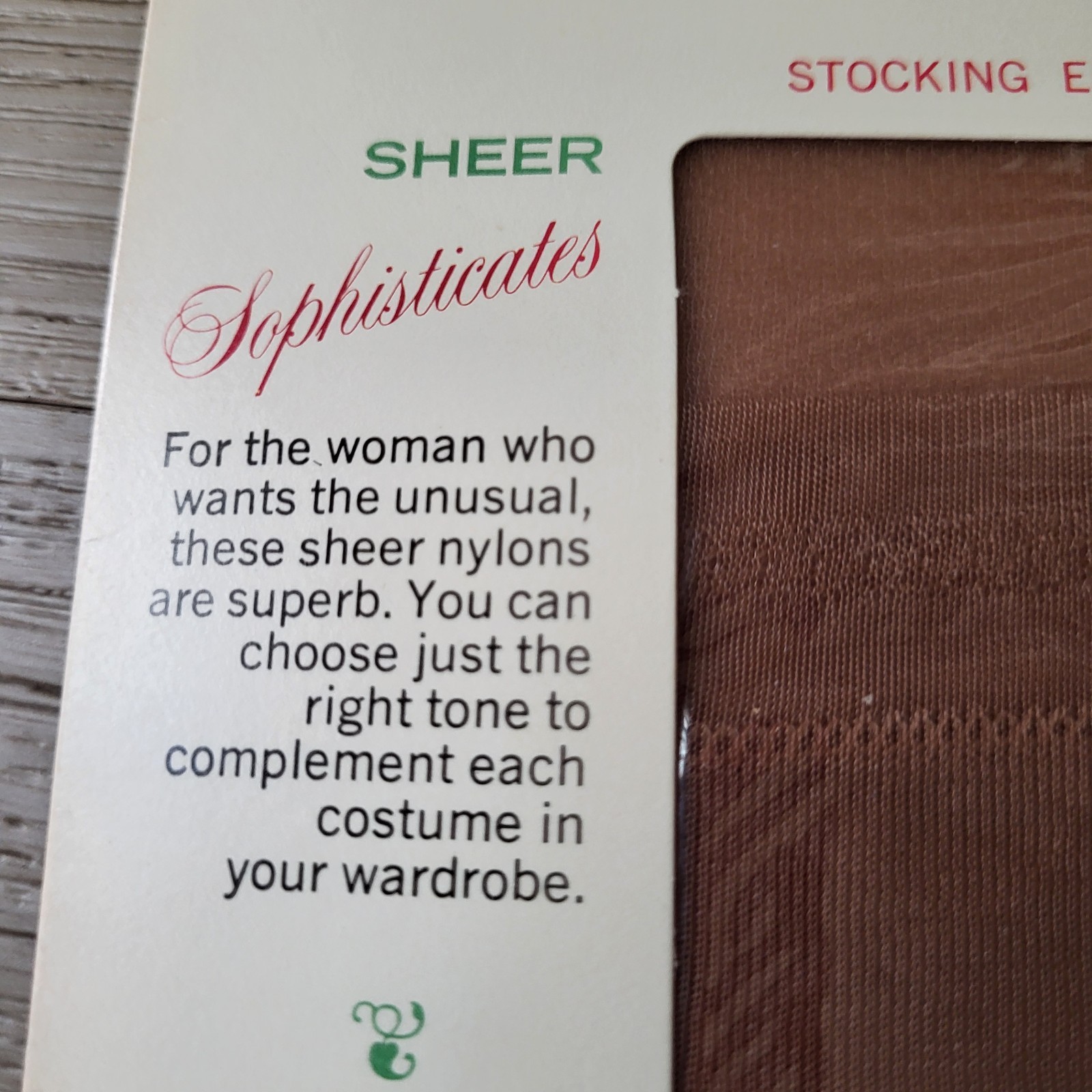 VTG ISIS Seamless Sheer Womens 10 Sophisticates Pantyhose New 60’s