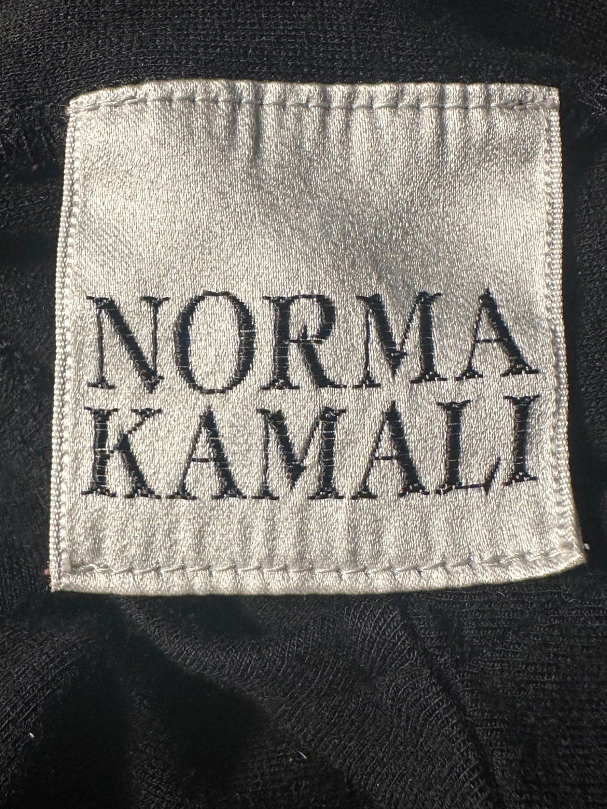 STUNNING Vintage 1960s NORMA KAMALI Dress Black Midi Med/Sm Japan VGUC