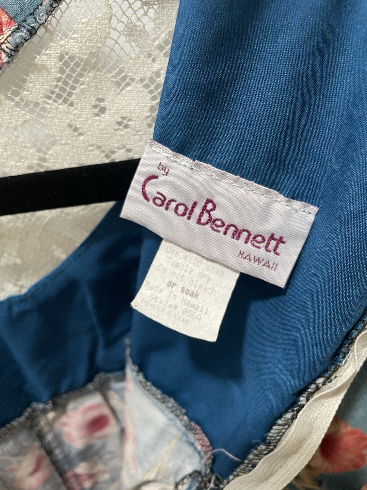 Carol Bennett vintage mu’umu’u