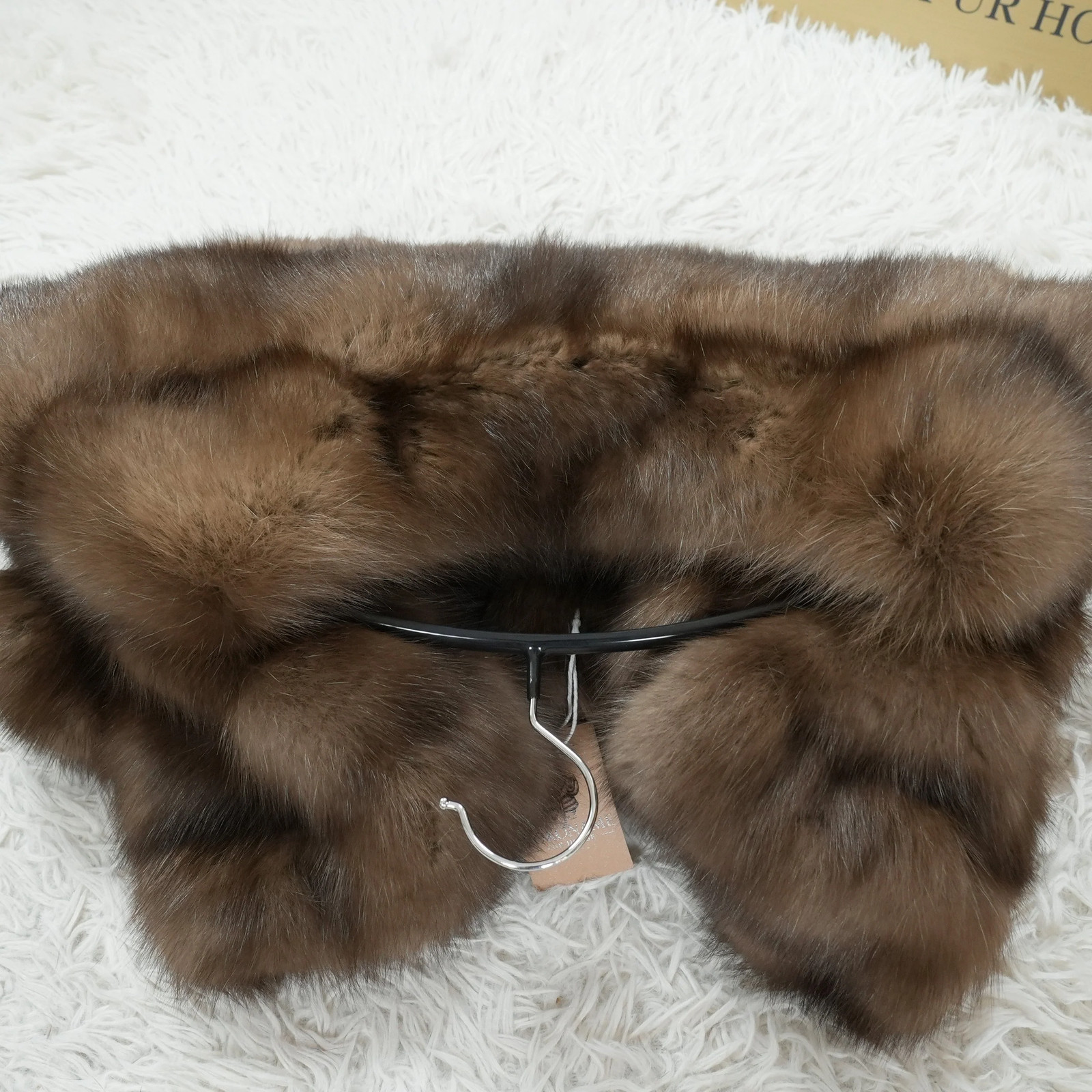 SOBOL Silvery Russian Sable Fur cropd Jacket – Genuine Vintage Fur From Japan