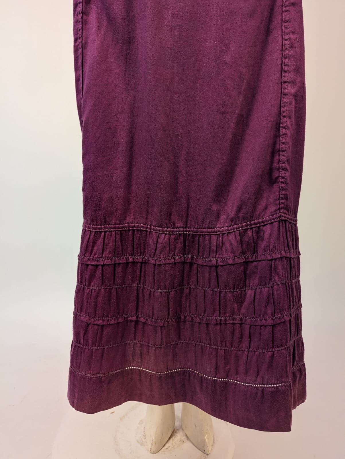 EDWARDIAN PURPLE COTTON PETTICOAT BY MONTGOMERY WARD